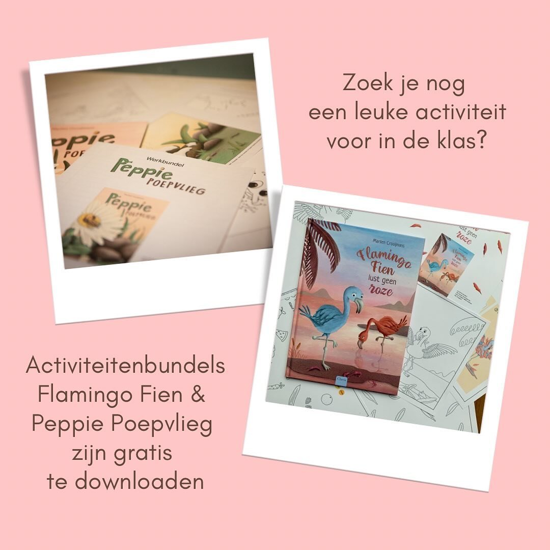 De vakantie zit er morgen overal in Nederland weer op. Zoek je nog een leuke activiteit? De activiteitenbundels van Flamingo Fien en Peppie Poepvlieg zijn beschikbaar. 

Leuk voor in de klas. Of natuurlijk voor thuis. Inclusief verschillende kleurpla