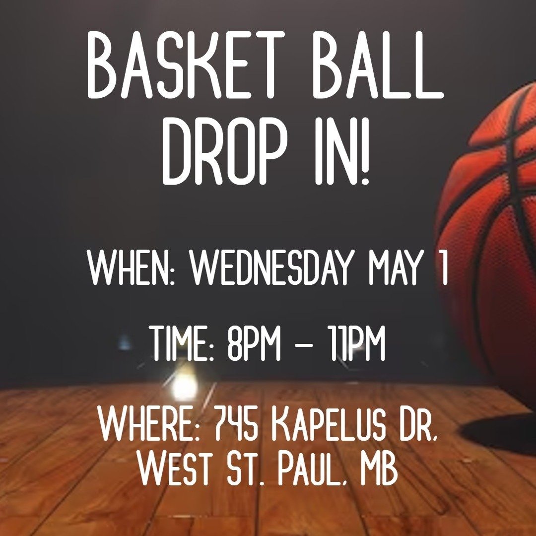 NEXT EVENT!! Bring your friends and come play some ball!

When: Wednesday May 1
Time: 8pm-11pm
Where: 745 Kapelus Dr, West St. Paul, MB

Hope to see you there!!