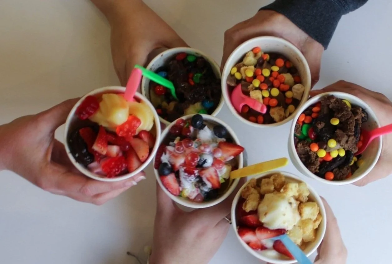 Menu — Frozen Yogurt, Edible Cookie Dough, and a Delicious Lineup of