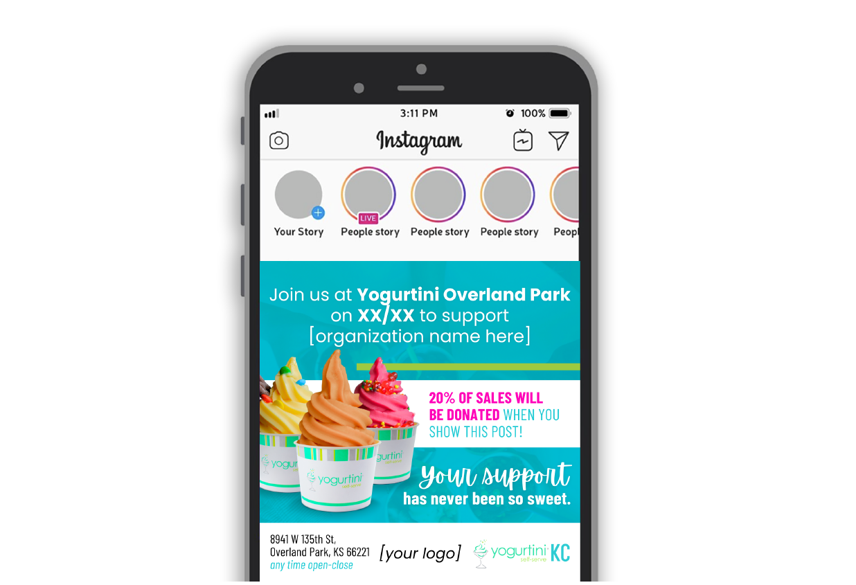 Fundraising Tools Overland Park — Yogurtini KC