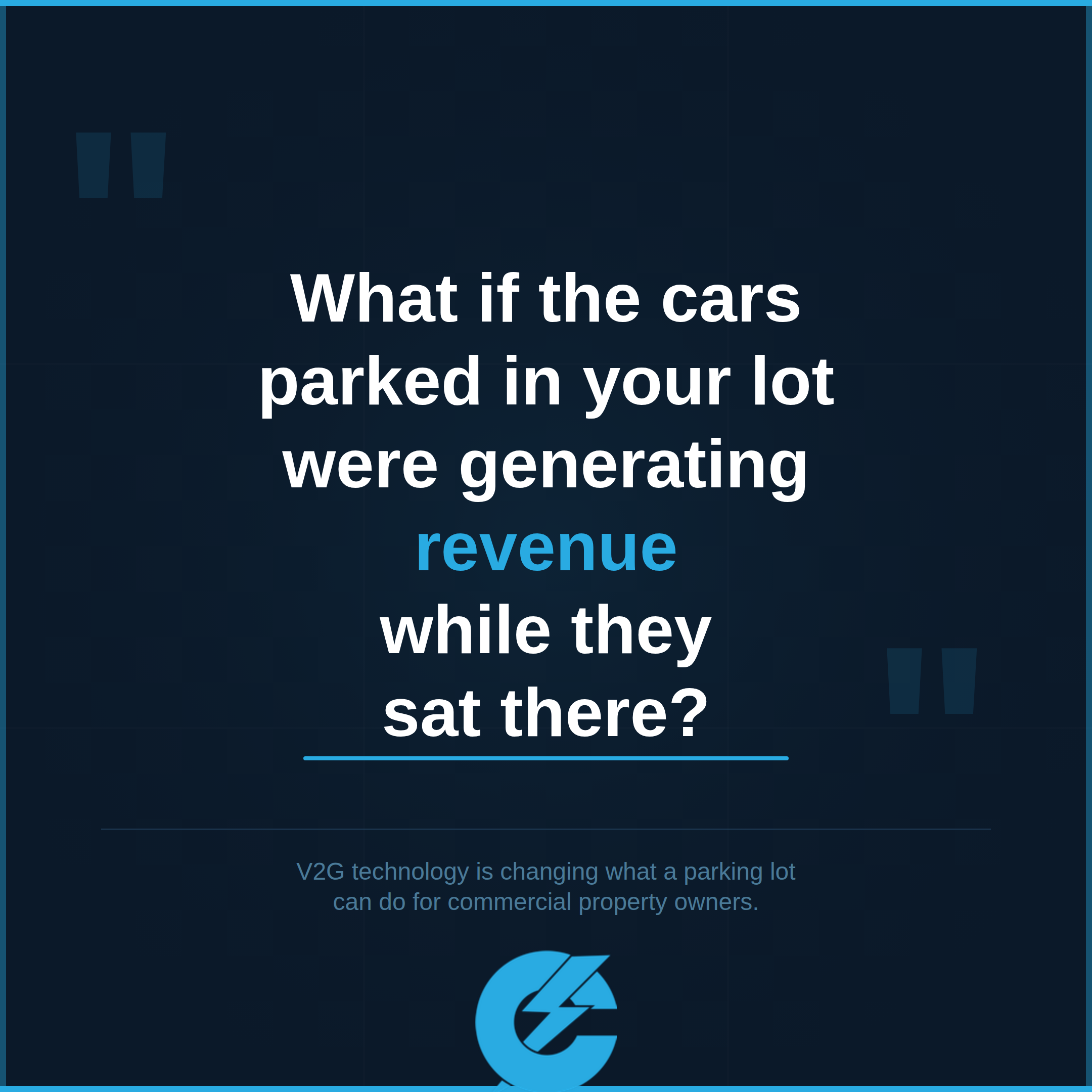 Parked Cars or Power Plants? What V2G Technology Means for Your Commercial Property
