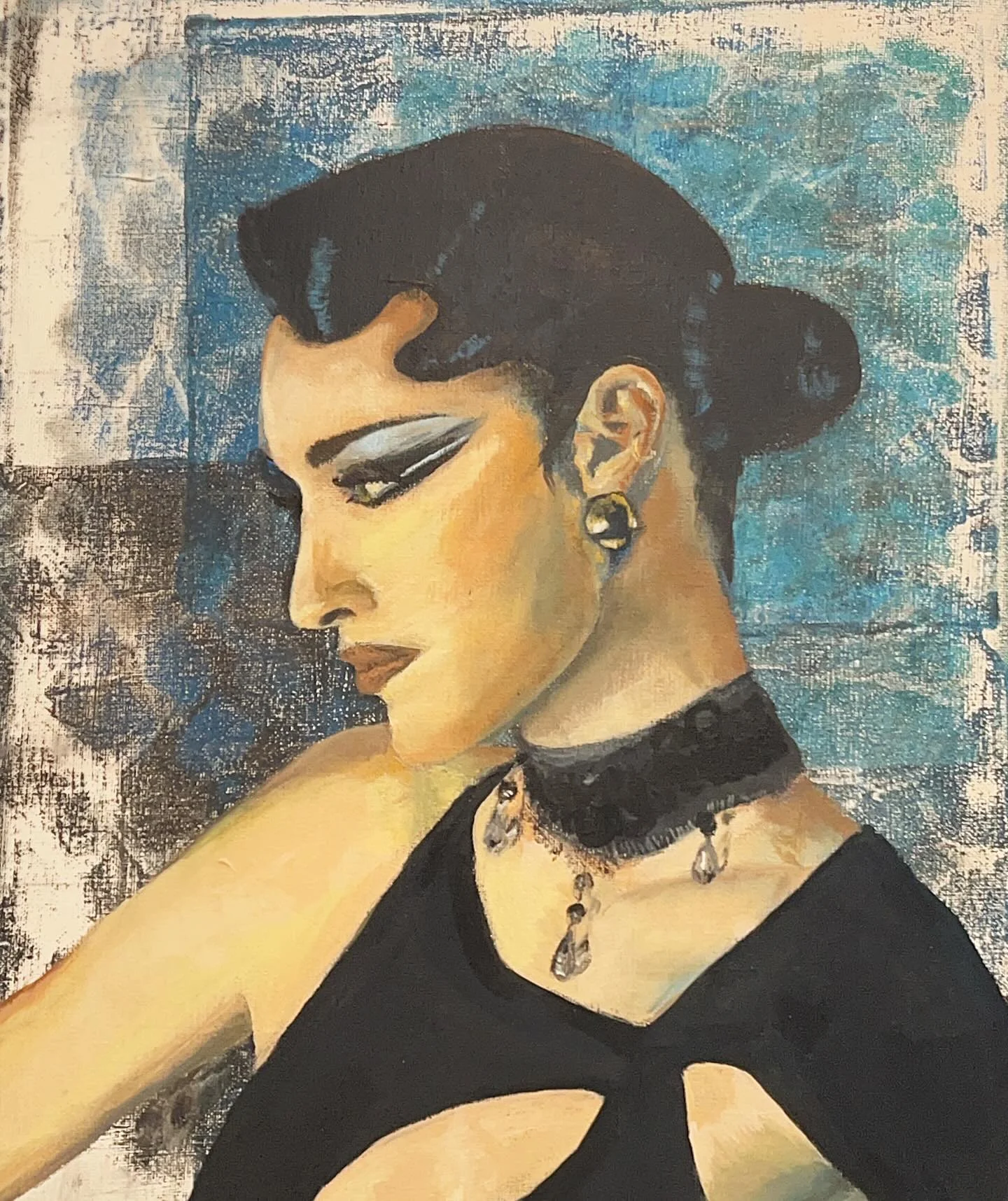 My latest portrait 
Acrylic on canvas