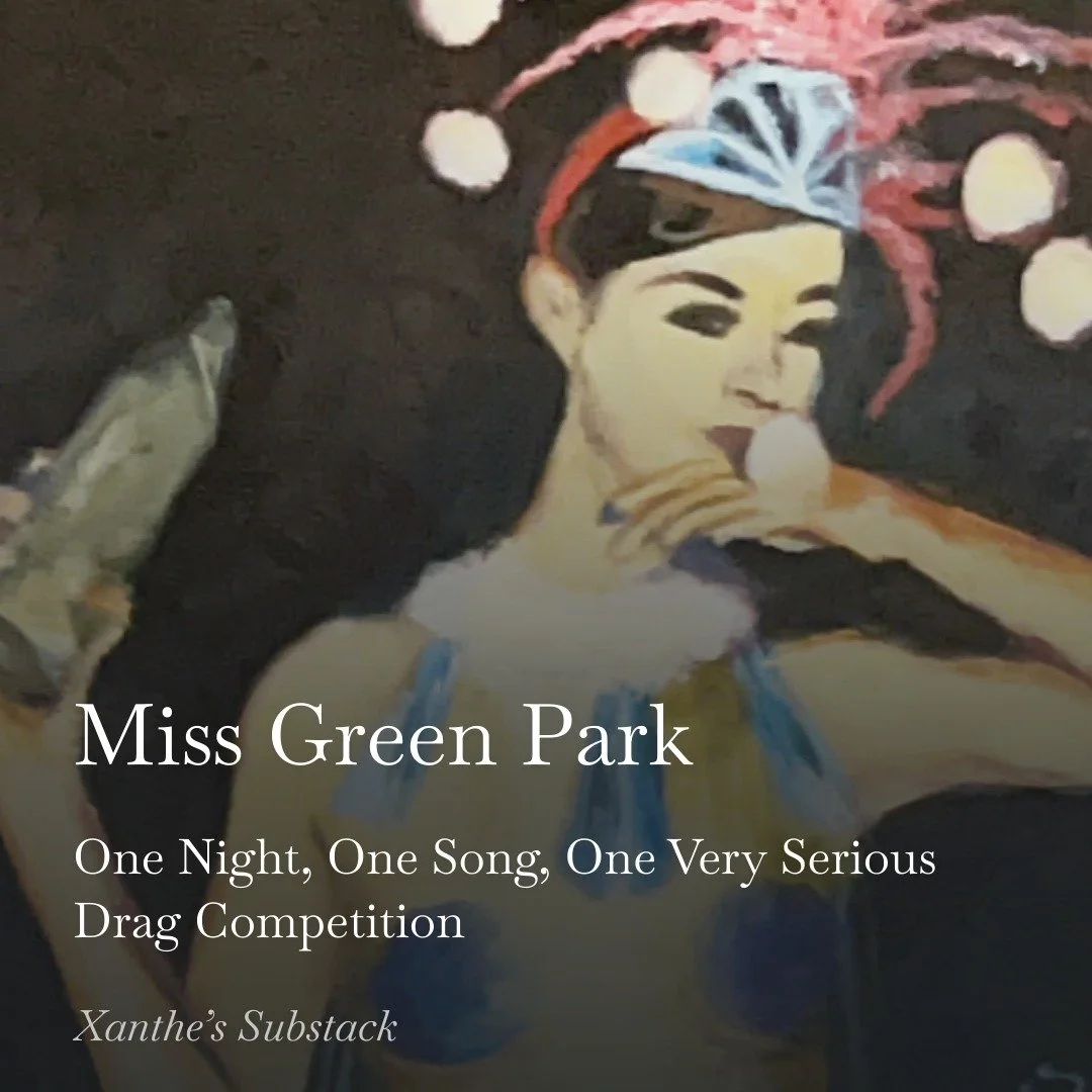 You may have been there, you may have heard the stories. And if not&hellip; the legend of Miss Green Park is now on Substack.

Read about it here: 
https://open.substack.com/pub/xanthegolenko/p/miss-green-park?utm_campaign=post-expanded-share&amp;utm
