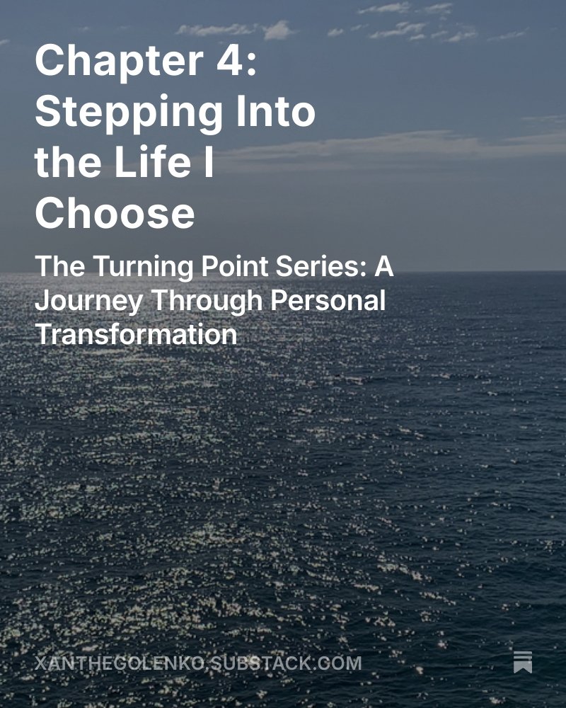Chapter 4: Stepping Into the Life I Chose
The Turning Point Series: A Journey Through Personal Transformation

Returning Home, Australia
&ldquo;Change doesn&rsquo;t wait for permission &mdash; it waits for your yes.&rdquo;

Back home, the emotional m
