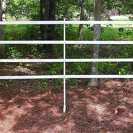 New 72 in. White Stirrup Post (10-Pack)