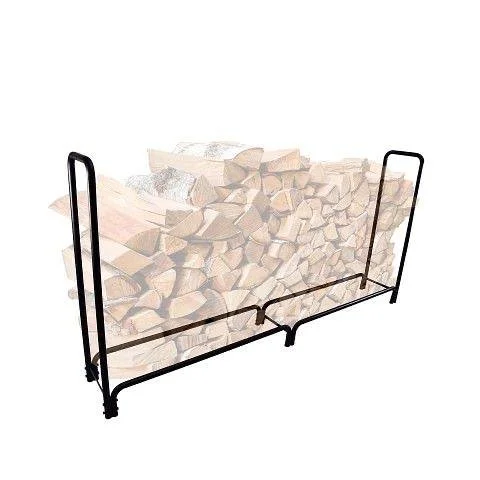 New 8ft Outdoor Heavy Duty Log Firewood Storage Rack Holder
