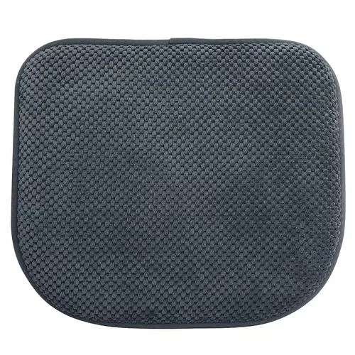 New Single YOUTHLOTUS Grey Foam Kitchen Chair Cushions Slip Resistant Backing Square U-Shaped Gripper