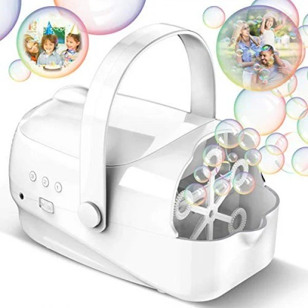 HAMDOL BUBBLE MACHINE, AUTO BUBBLE BLOWER PORTABLE BUBBLE MAKER