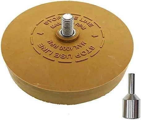 3.5 Inch Rubber Wheel for Adhesive, Decals, Stripes, Decals and Graphic Remover