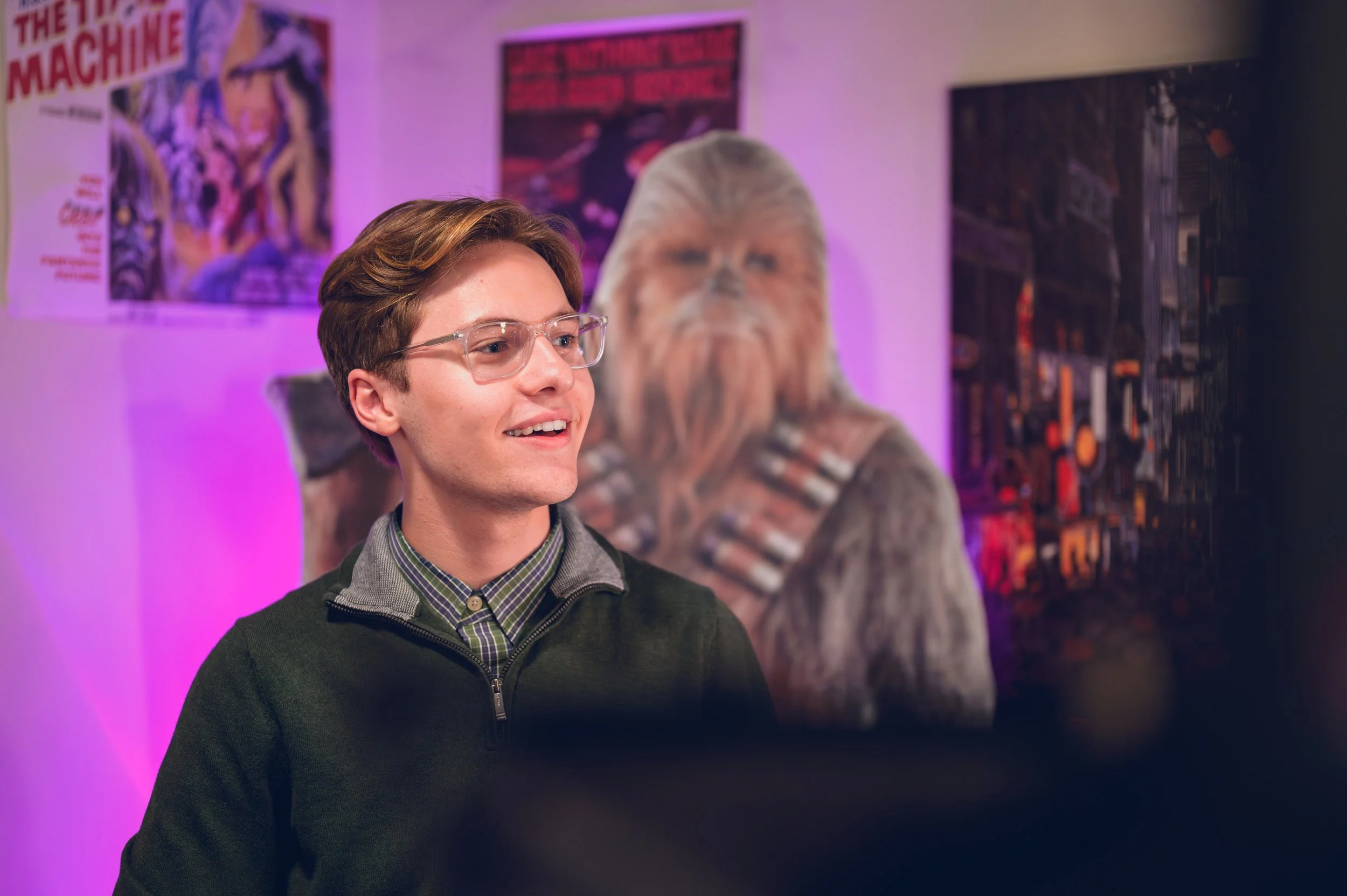 Luke on Set of NERD ASSOCIATION