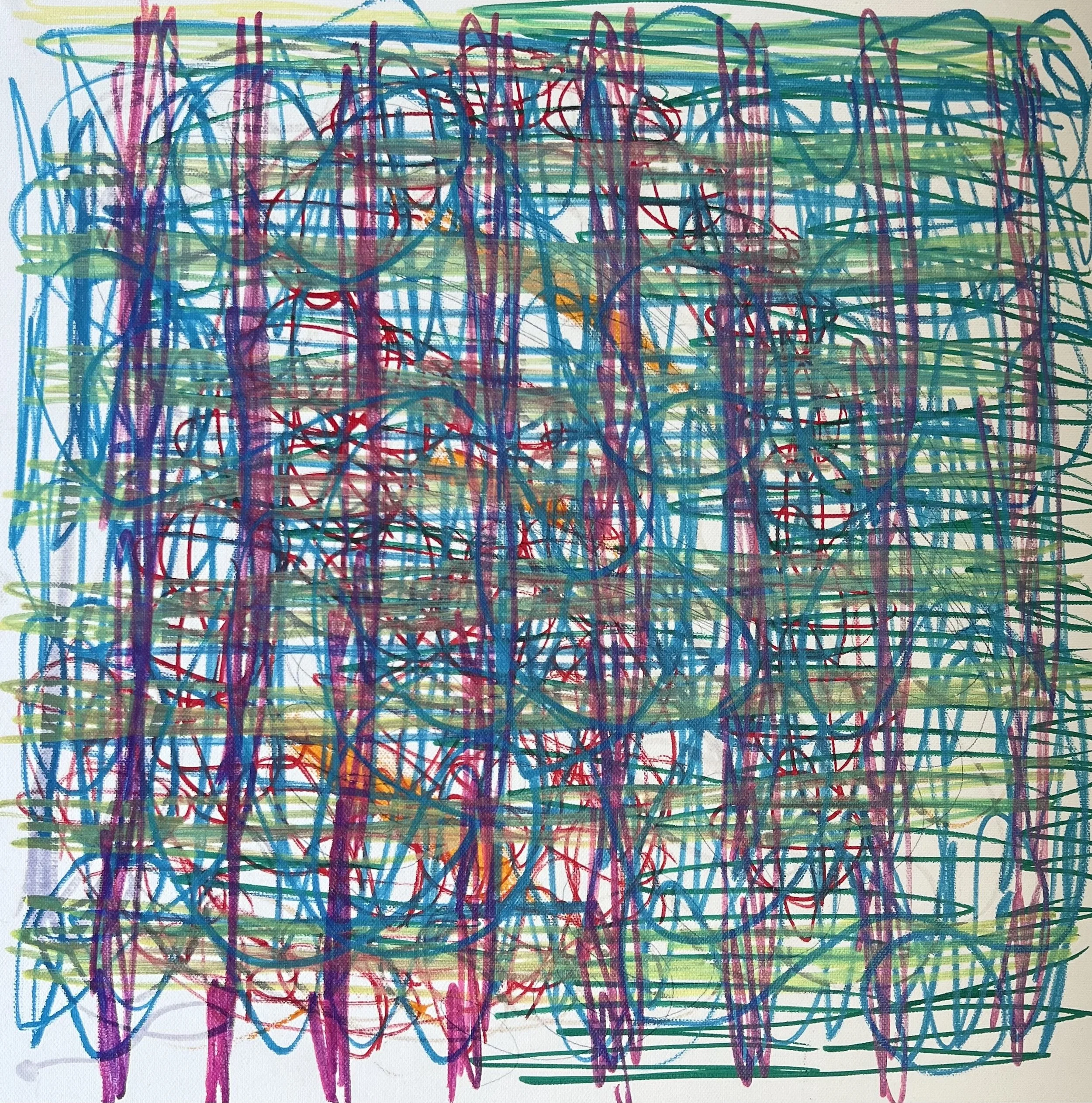 "Underline"
Acrylic on Canvas
NYC, USA. 2012