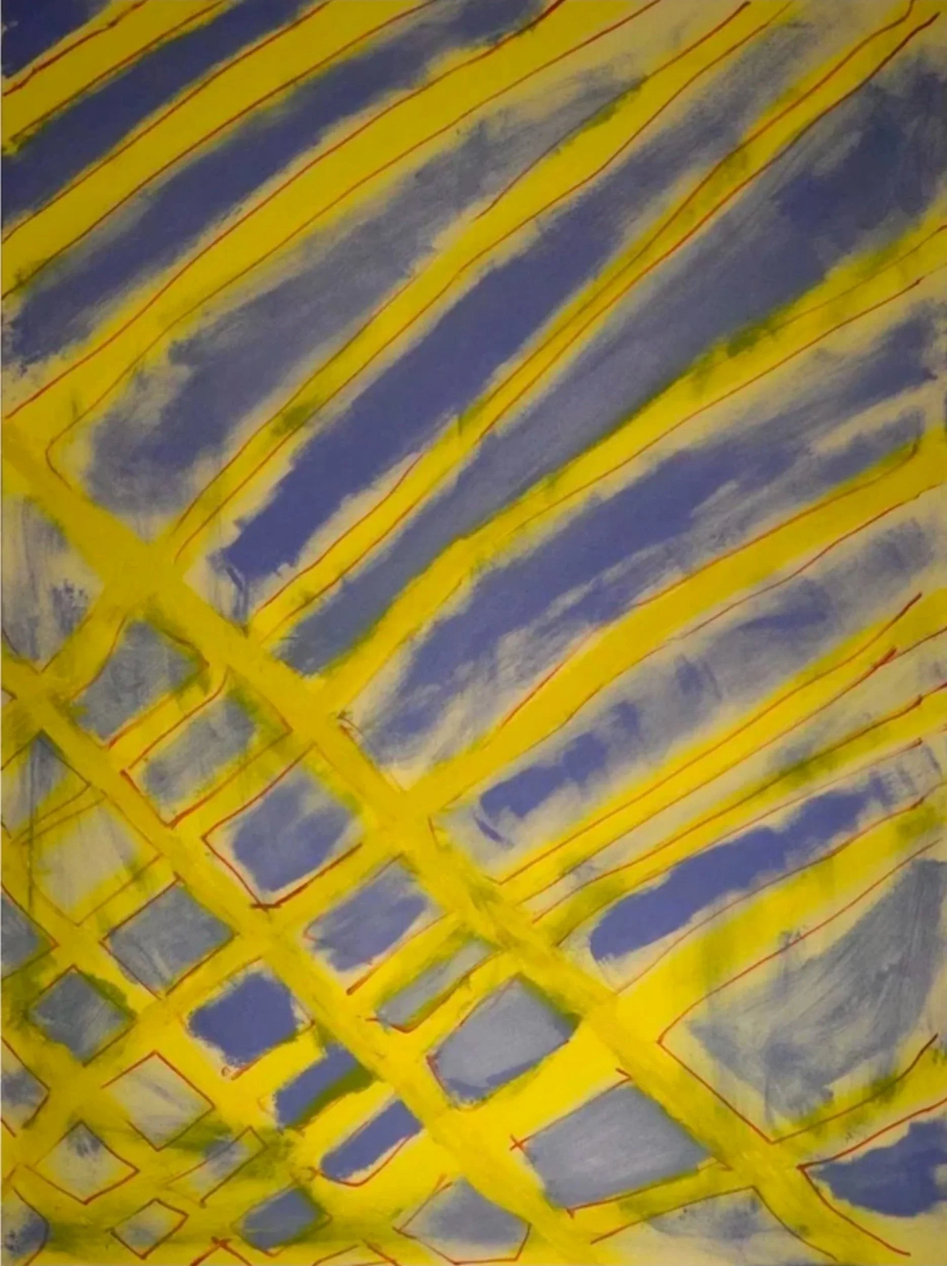"Yellow space flow"
Acrylic on Canvas
NYC, USA. 2012