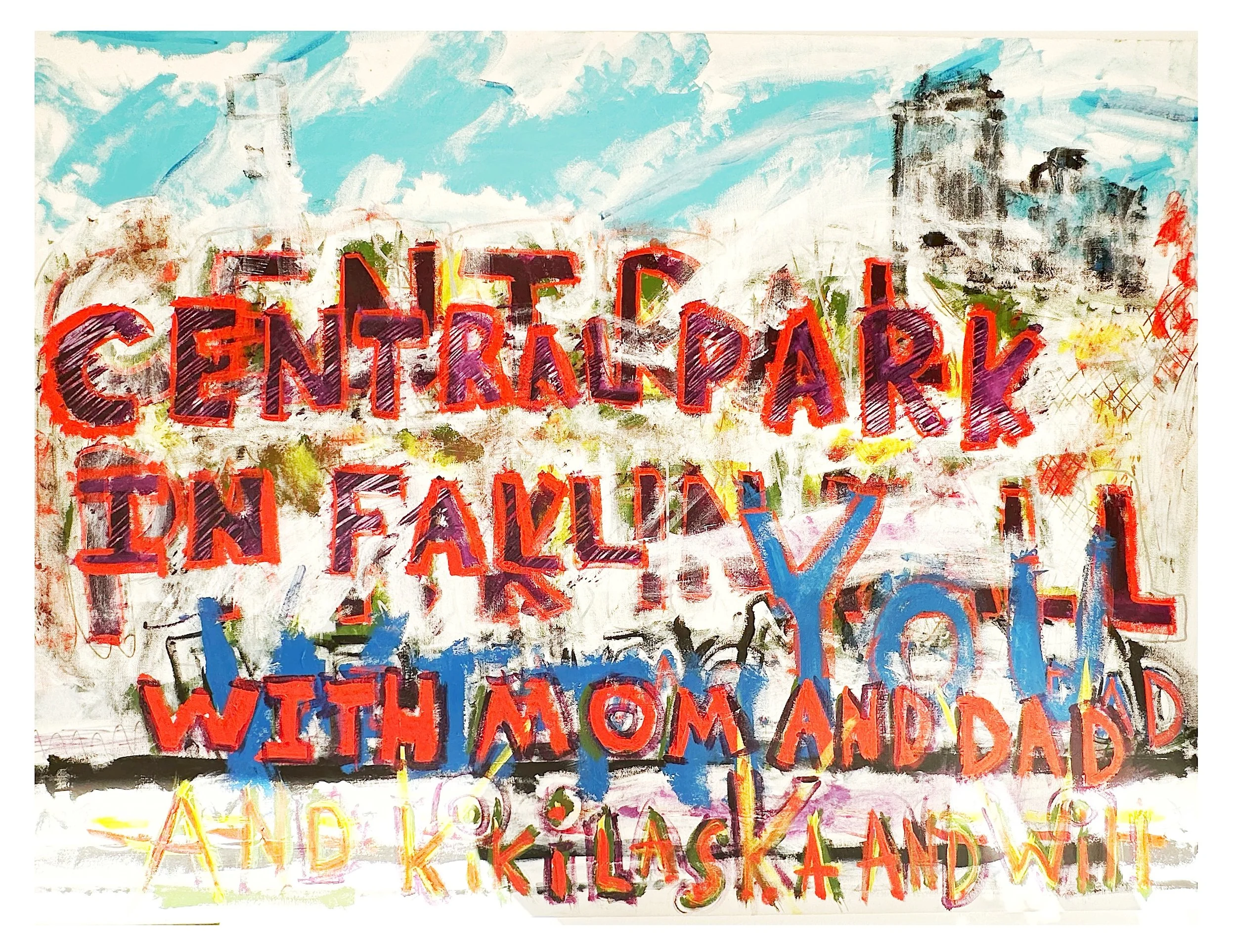 "Central Park Party"
Acrylic on Canvas
NYC, USA. 2015