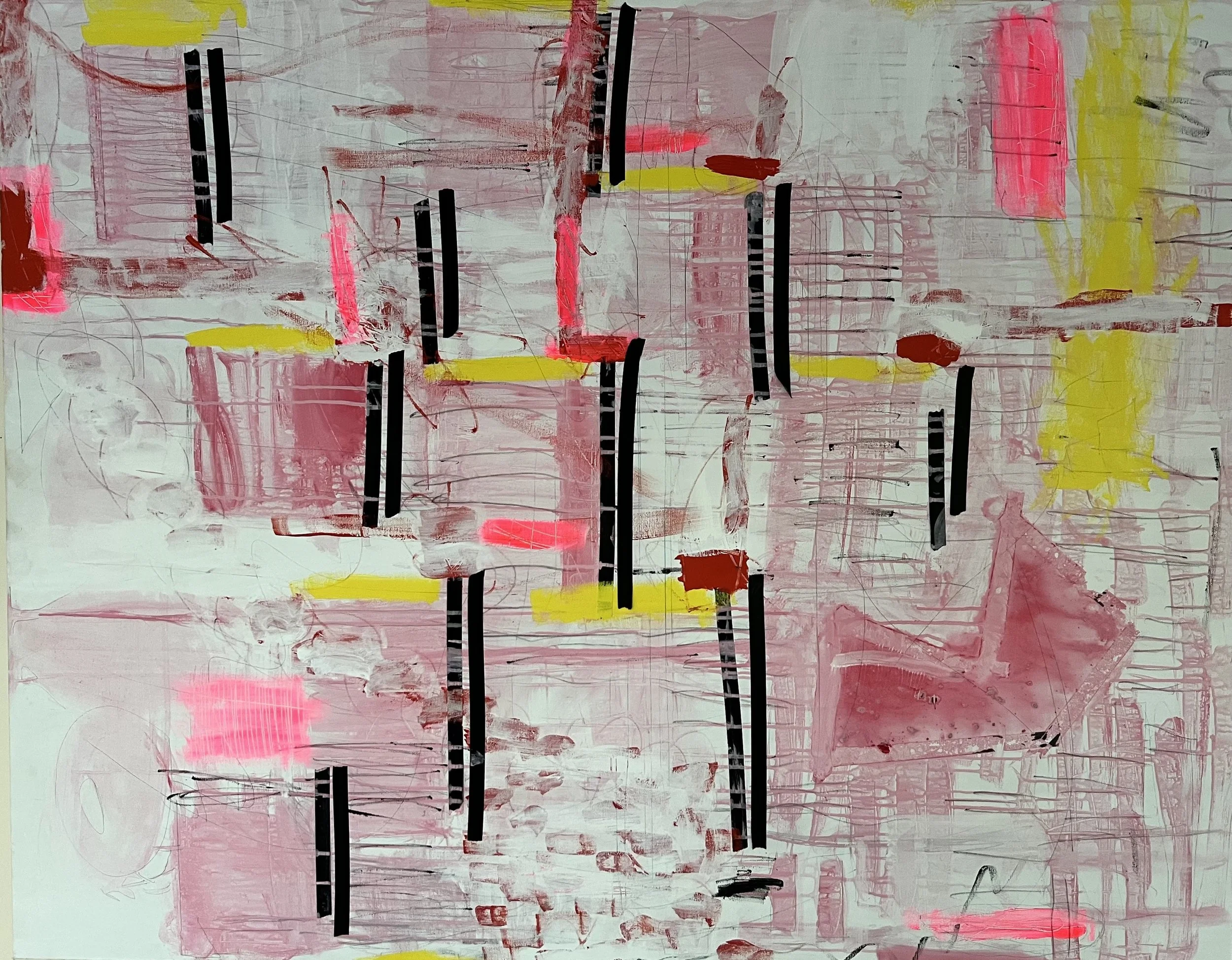 "Color Collision"
Acrylic on Canvas
NYC, USA 2015
