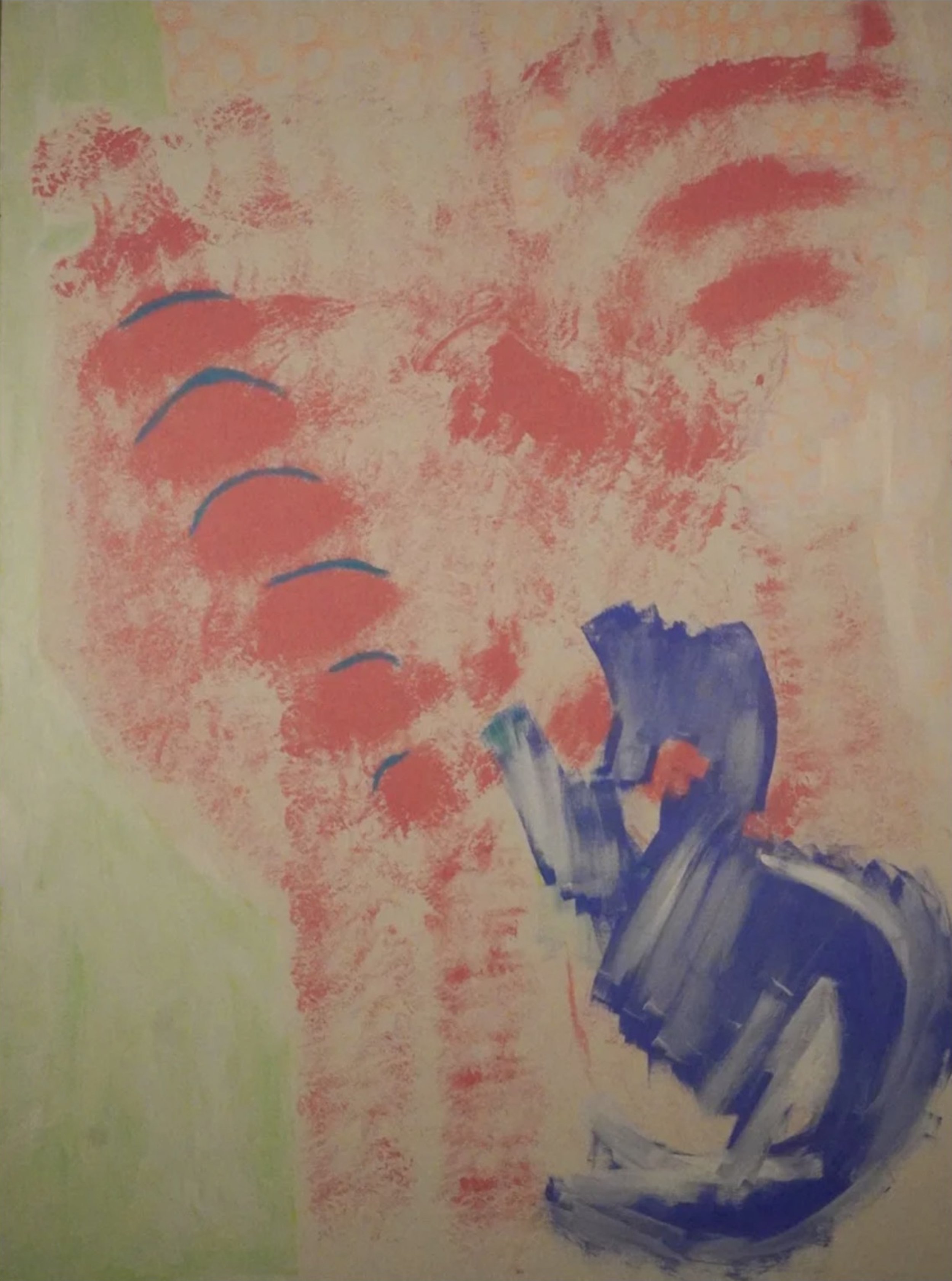 "Negotiating Space"
Acrylic on Canvas
NYC, USA. 2012
