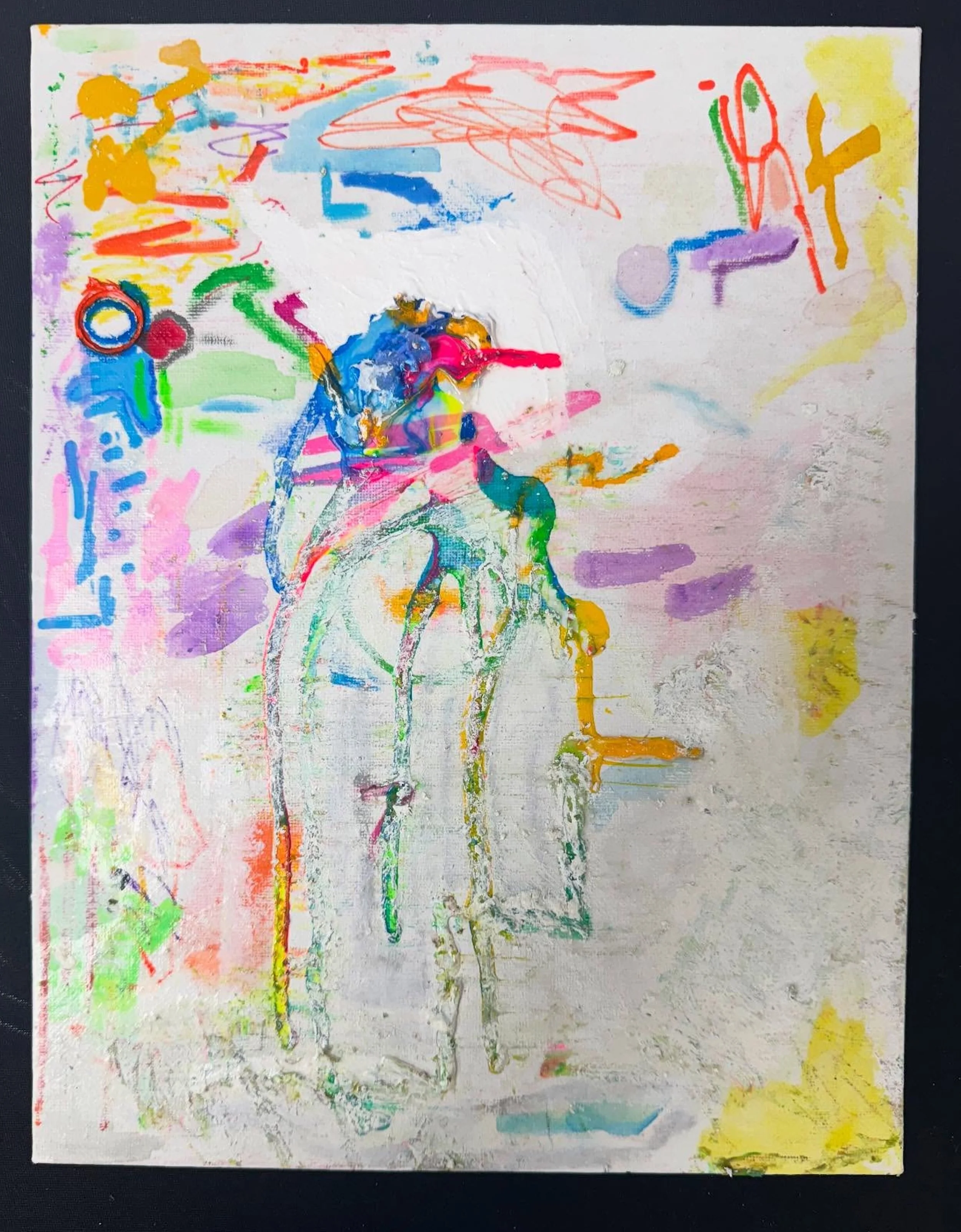 "Birds talking"
Acrylic on Canvas
Miami Beach, USA. 2022