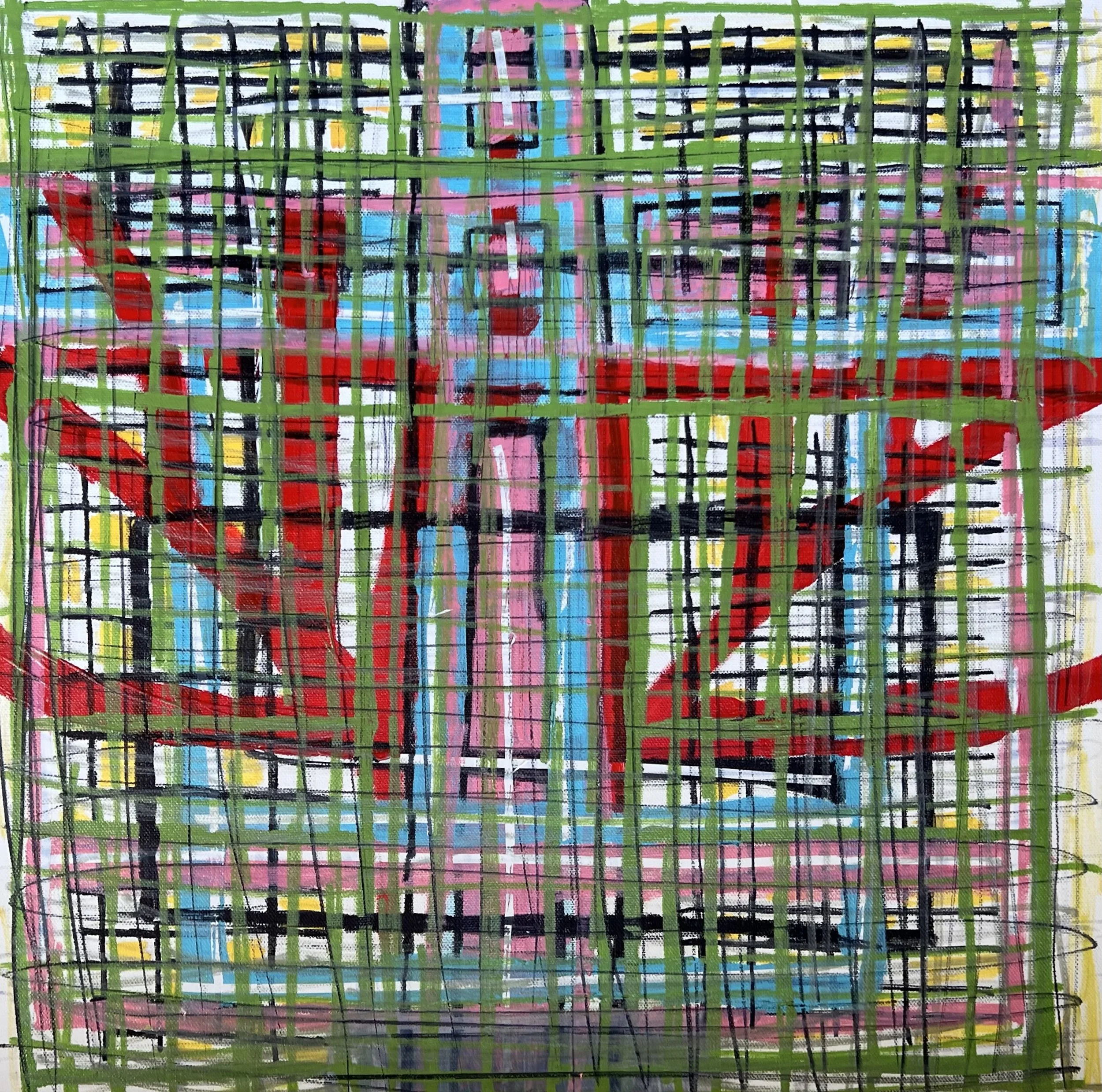 "Behind the window sign"
Acrylic on Canvas
NYC, USA. 2014