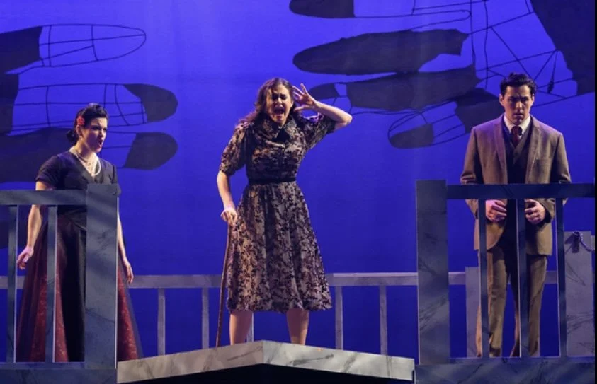 Isabella in Pieta scene