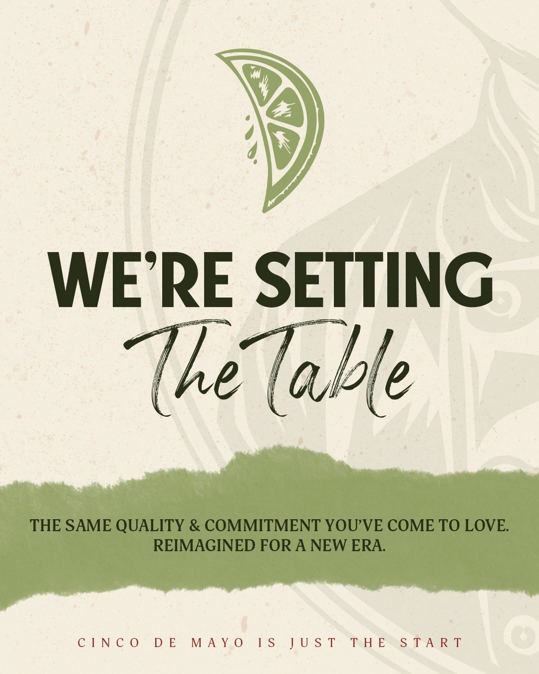 We've been working on something. Cinco De Mayo kicks it all off 🎊