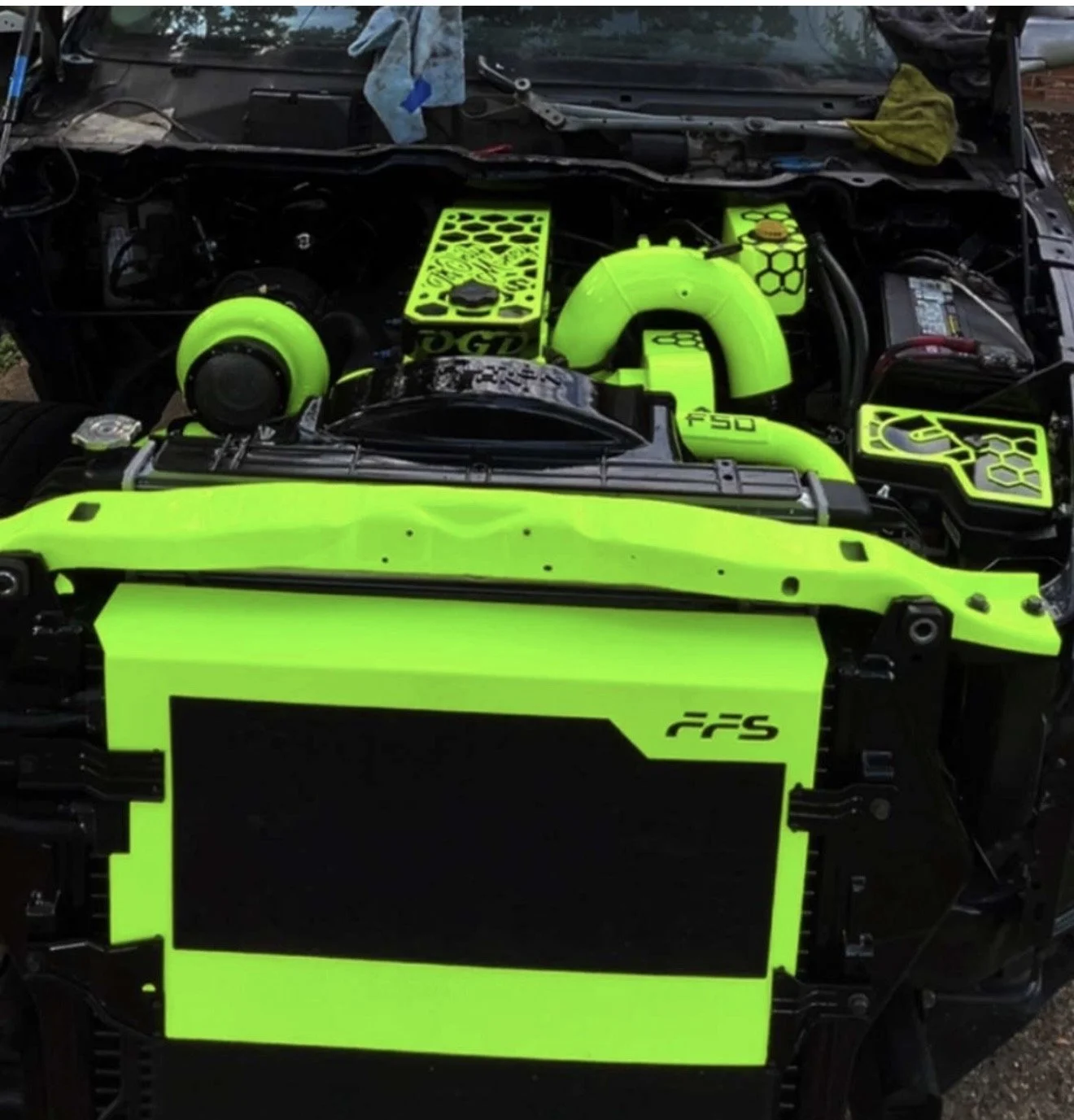 03-05 cummins engine bay dressup
