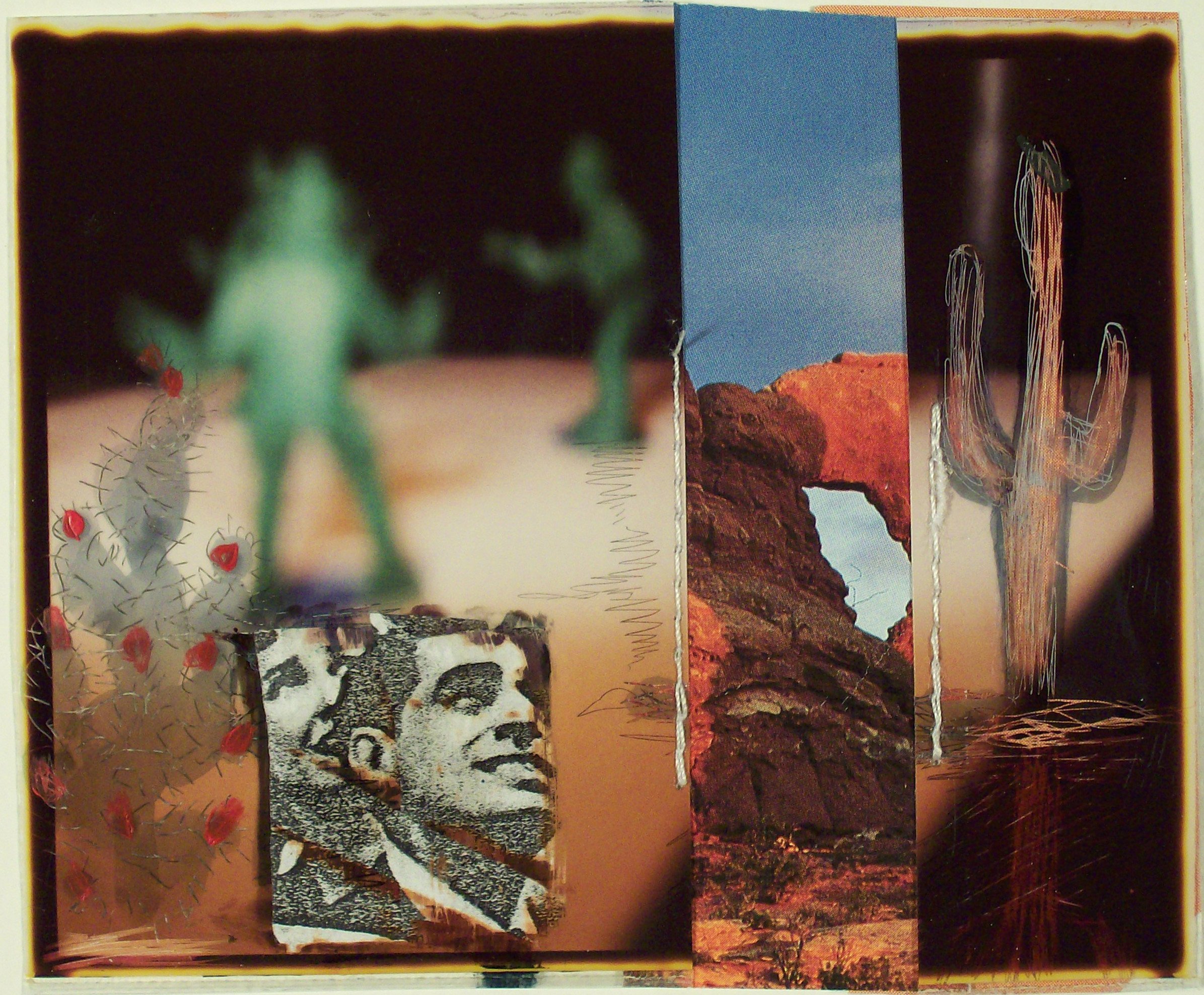 Hostage Canyon | 2006 | polaroid, mixed media | 3.5" x 5.5"