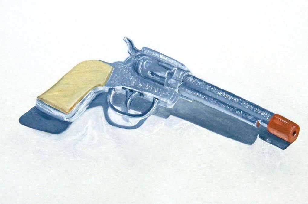 Six Shooter | 2009 | oil on panel | 9" x 12"