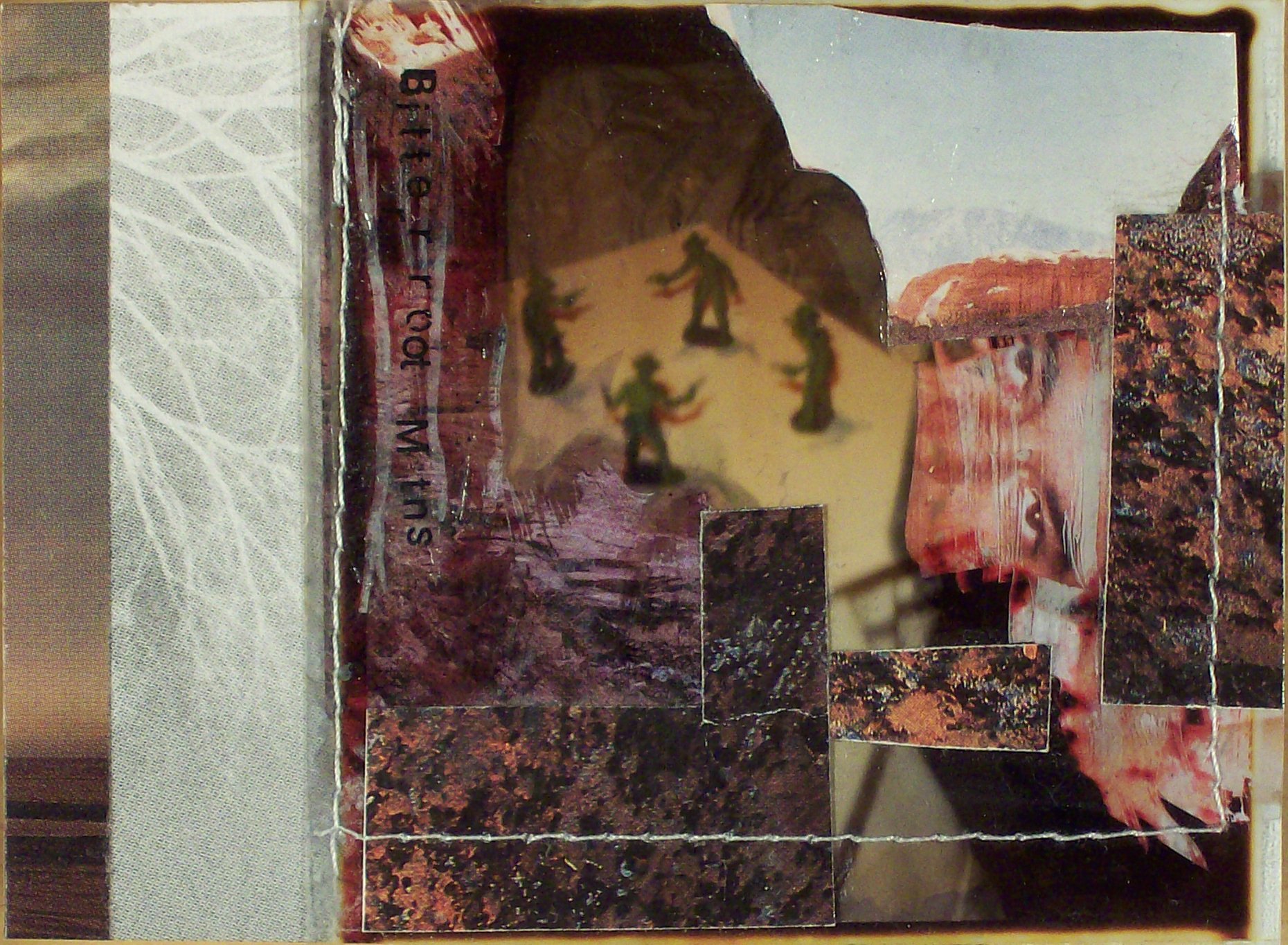 Bitterroot Mountains | 2006 | polaroid, mixed media | 5.5" x 3.5"