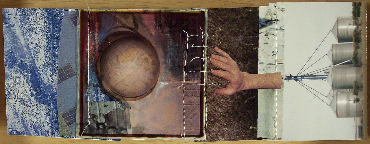 Jacob's Ladder | 2007 | Polaroid, mixed media | 12" x 3.5"