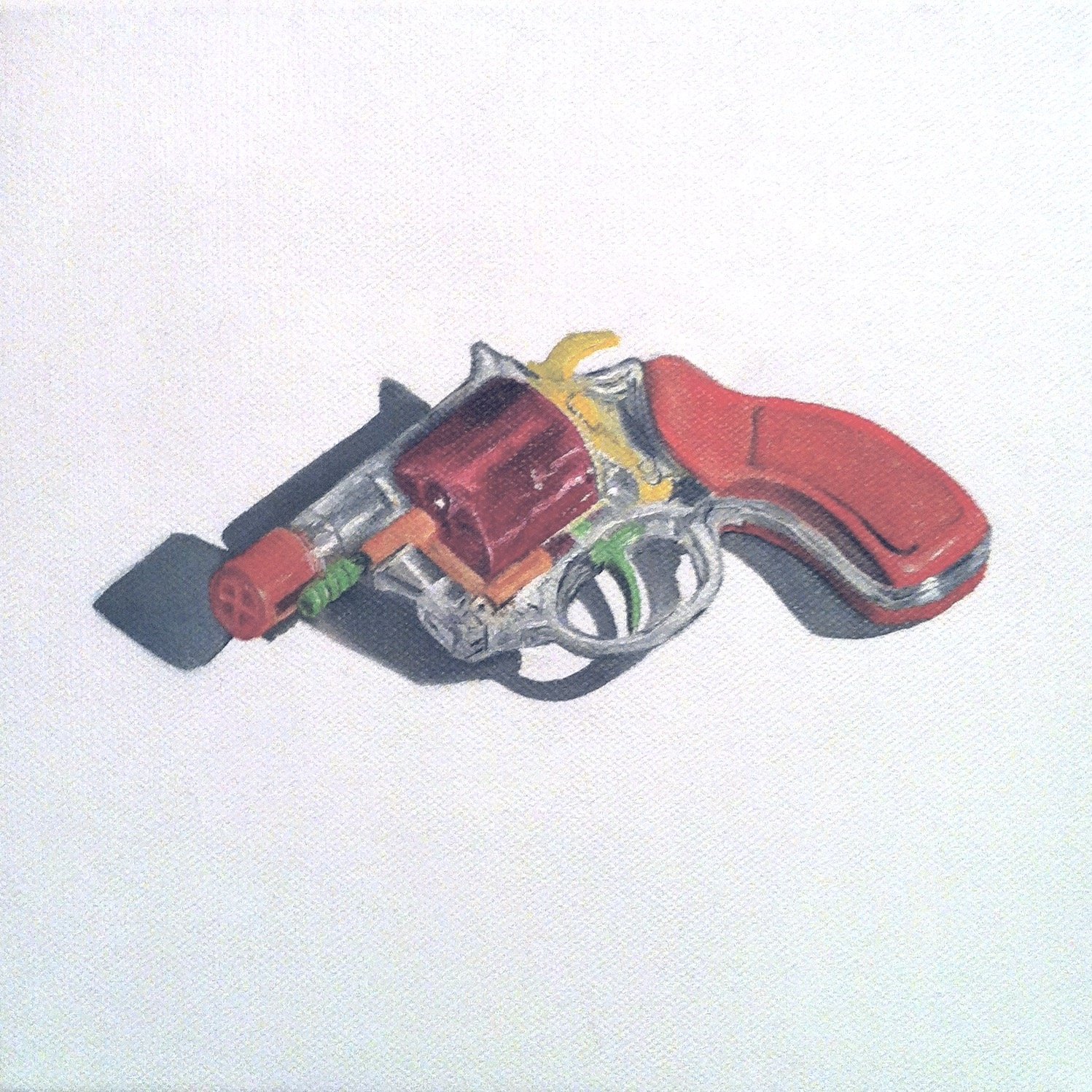 Snub Nose Cap Gun | 2009 | oil on canvas | 8" x 8"