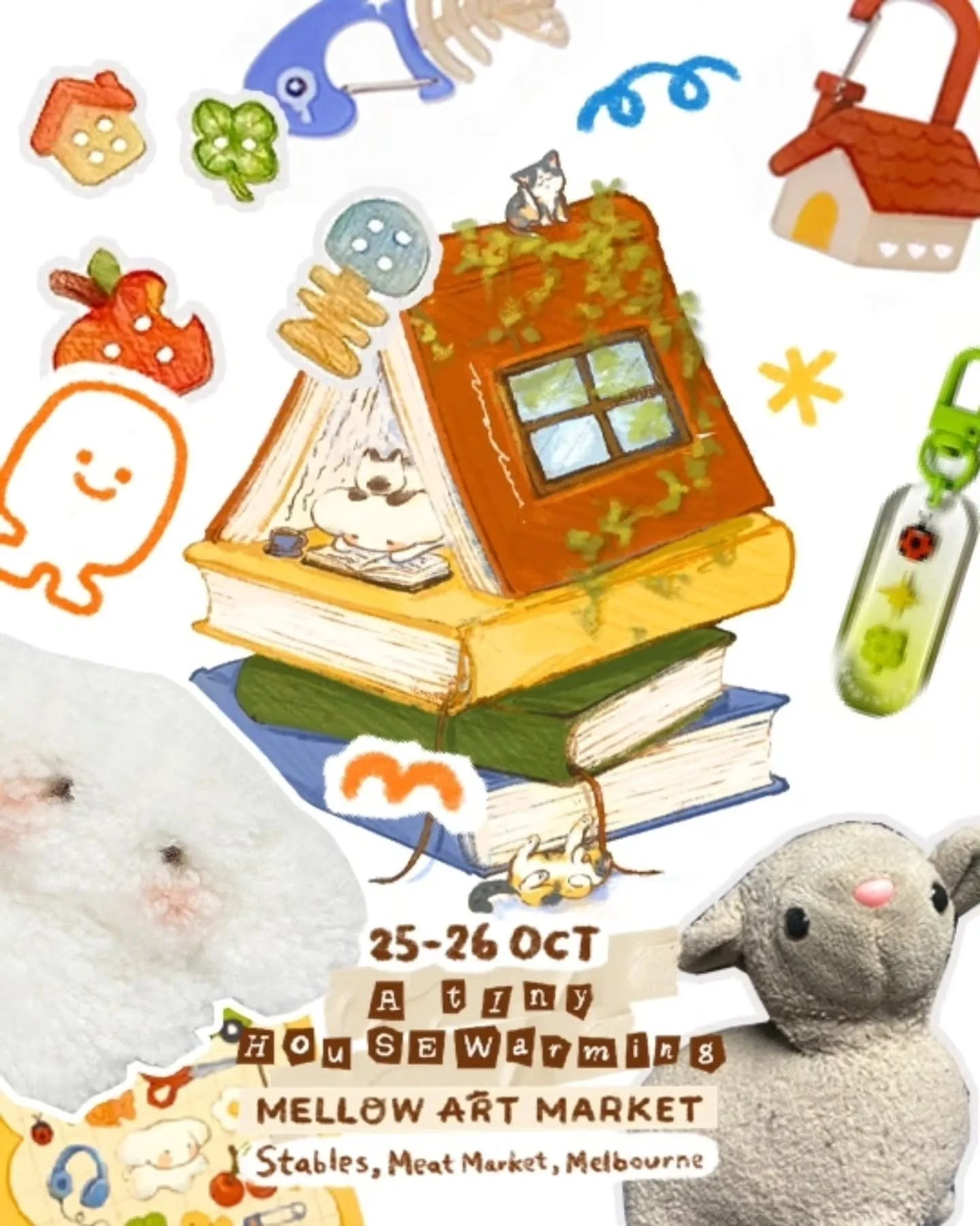 🗝 🌻 🏠︎ Knock knock...@shermabear has moved in&hellip;

Hi, I&rsquo;m Koo! 🐑 My home is my sanctuary; filled with trinkets, plush, homeware and art that bring me lots of joy and comfort. I hope that my art will bring the same warmth to you!🥹🫶

?