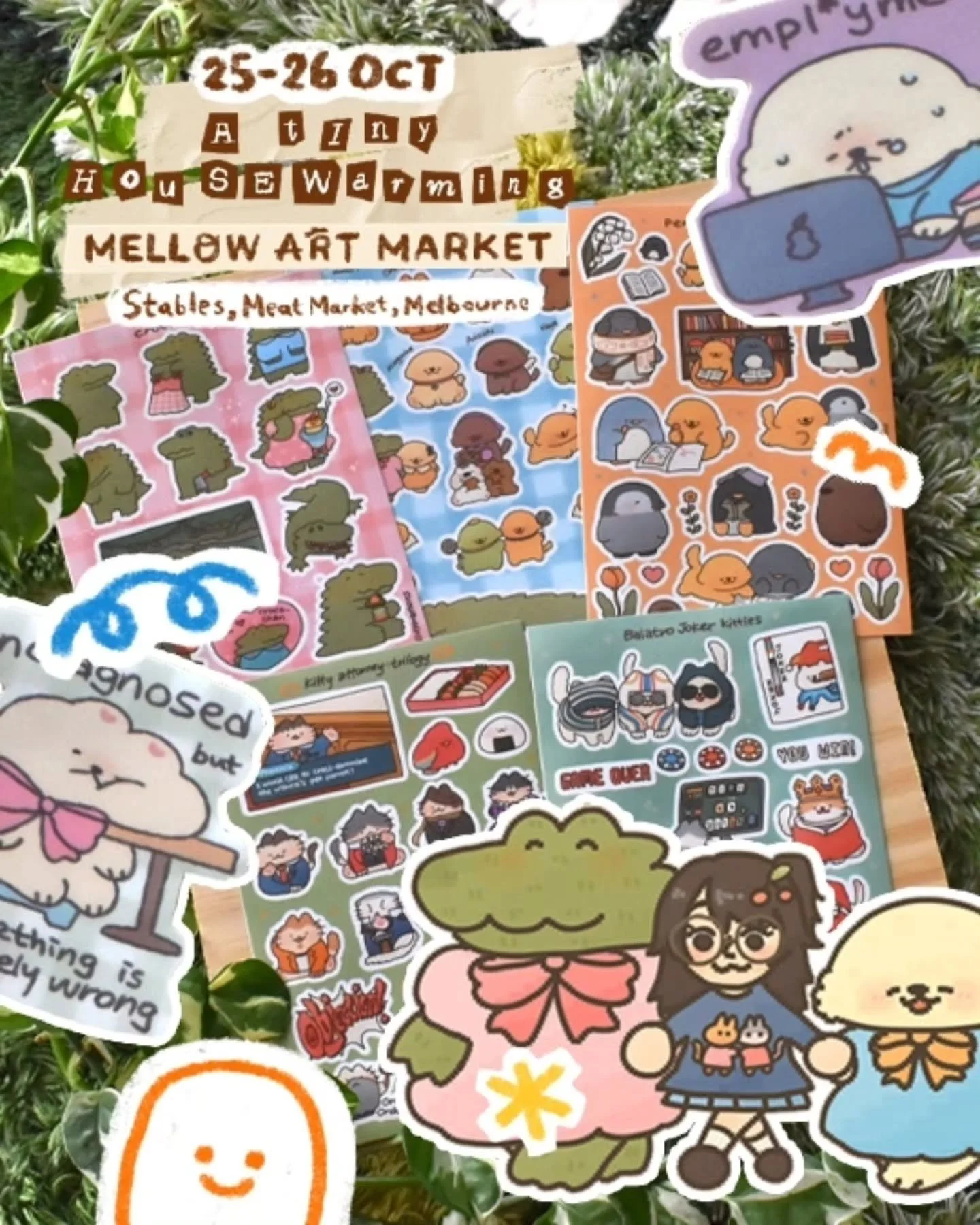 🗝 🌻 🏠︎ Knock knock...@cherrys.illustrations has moved in&hellip;

I'm a Cherry, a digital artist and I love to draw cute chubby animals and cosy illustrations. Look out for my original characters such as Croco-chan and Butter dog in my drawings!

