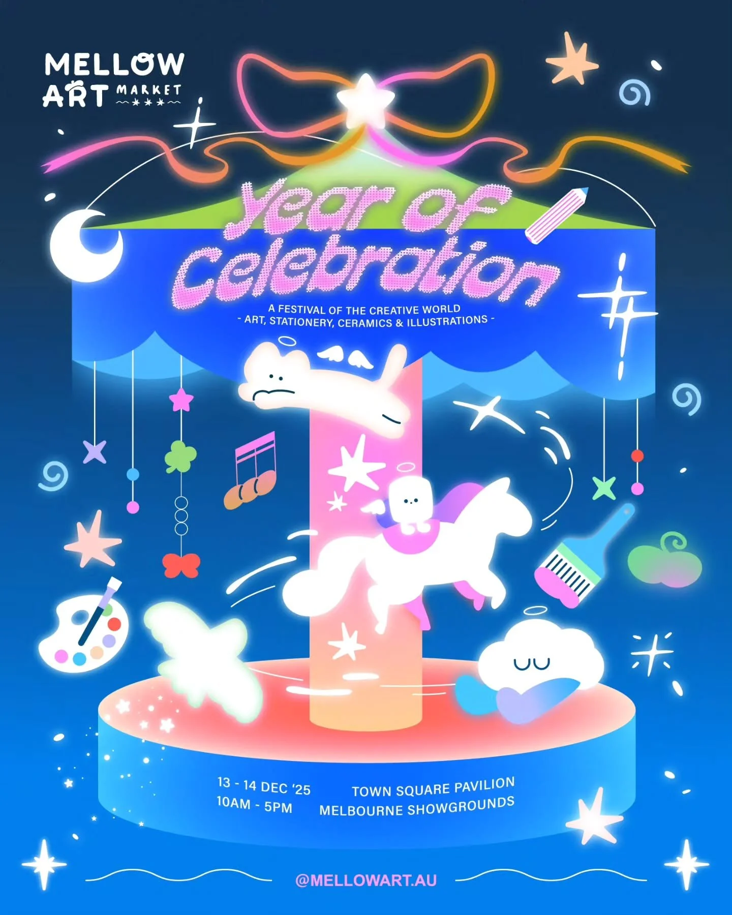 Melbourne Mellow Art Market 2025: Year of Celebration