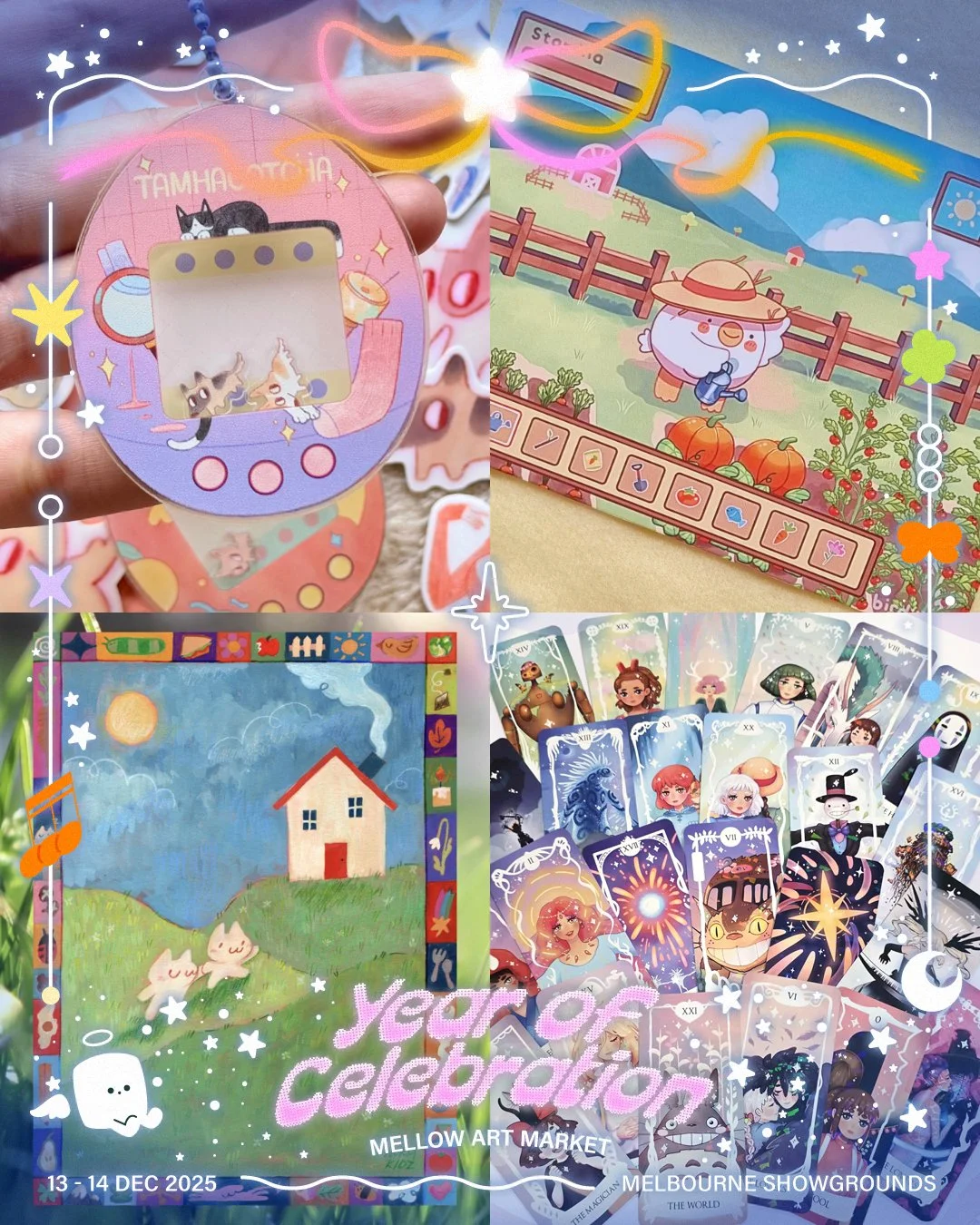 Another colourful set joining our carnival parade today!

We are featuring 4 artists in one post &mdash; please refer to the images from left to right, top to bottom for the line-up ✨

@niphthehuman (Table E8)
niphthehuman loves doggies and girls

@B