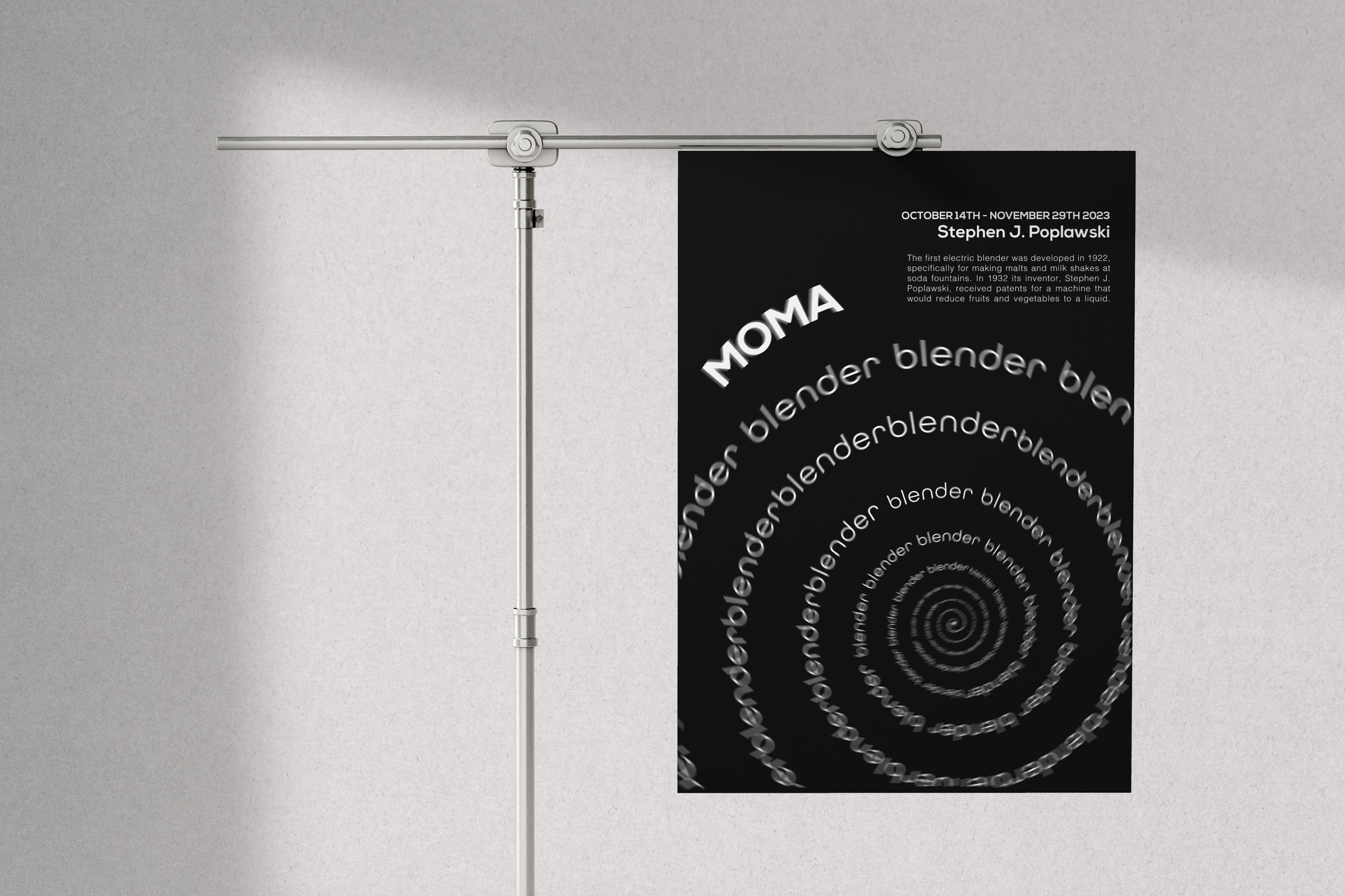Moma Poster - Typography Class project