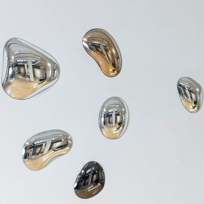 Always on the hunt for interesting mirrors. More mirrors to covet by @patrickelienaggar 

1. Mercury Mirror. Set of 6 mirrors of varying sizes. 2019
2. Convex Mirror. Dark silver or clear glass. 62.5&rdquo; L x 11.5&rdquo; H x 3.5&rdquo; D. 2019
3. C