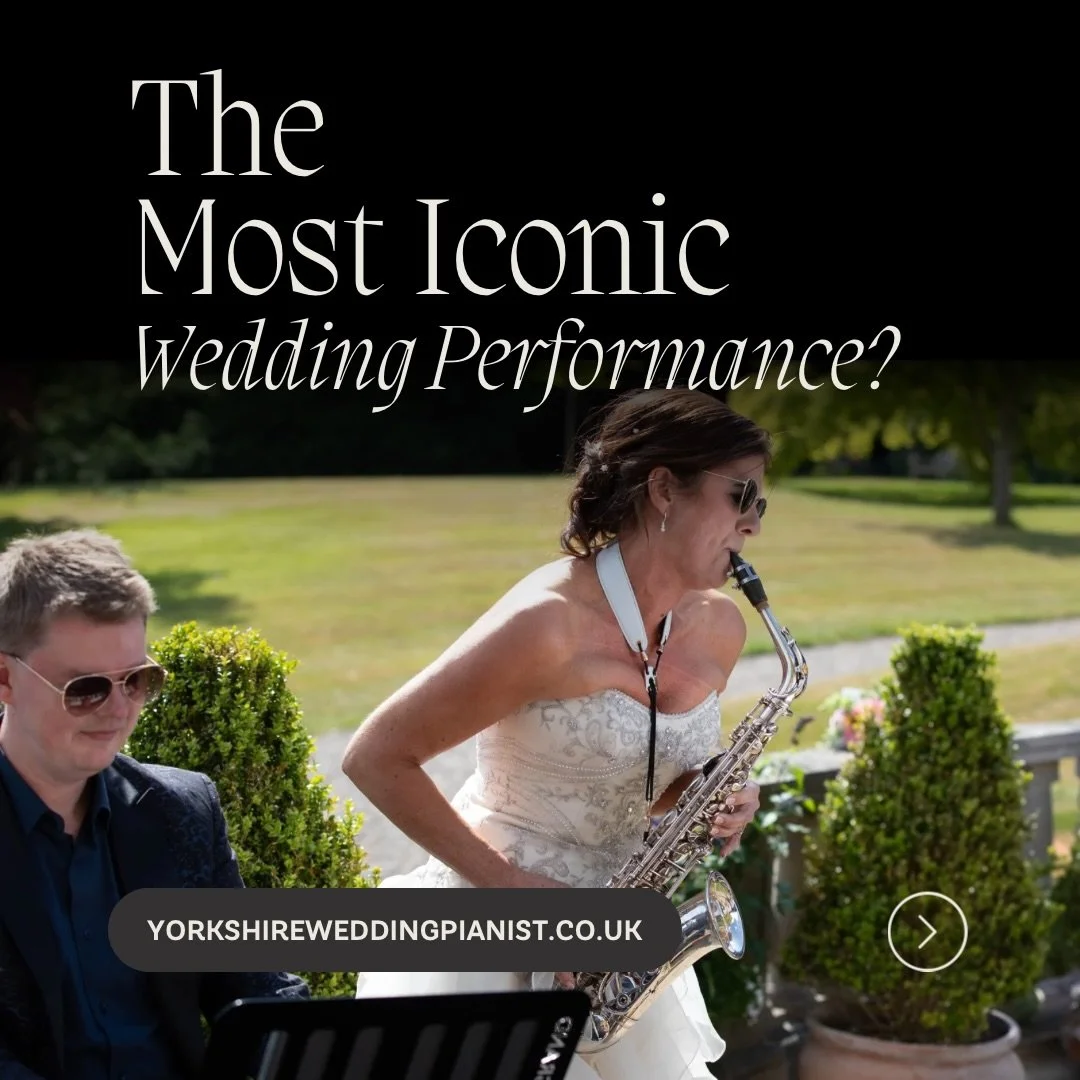 A little flashback to last summer ☀️

On a gorgeous summer&rsquo;s day at Goldsborough Hall @goldsboroughweddings, the bride surprised everyone &mdash; including her groom &mdash; by stepping forward with a saxophone and delivering a performance no o