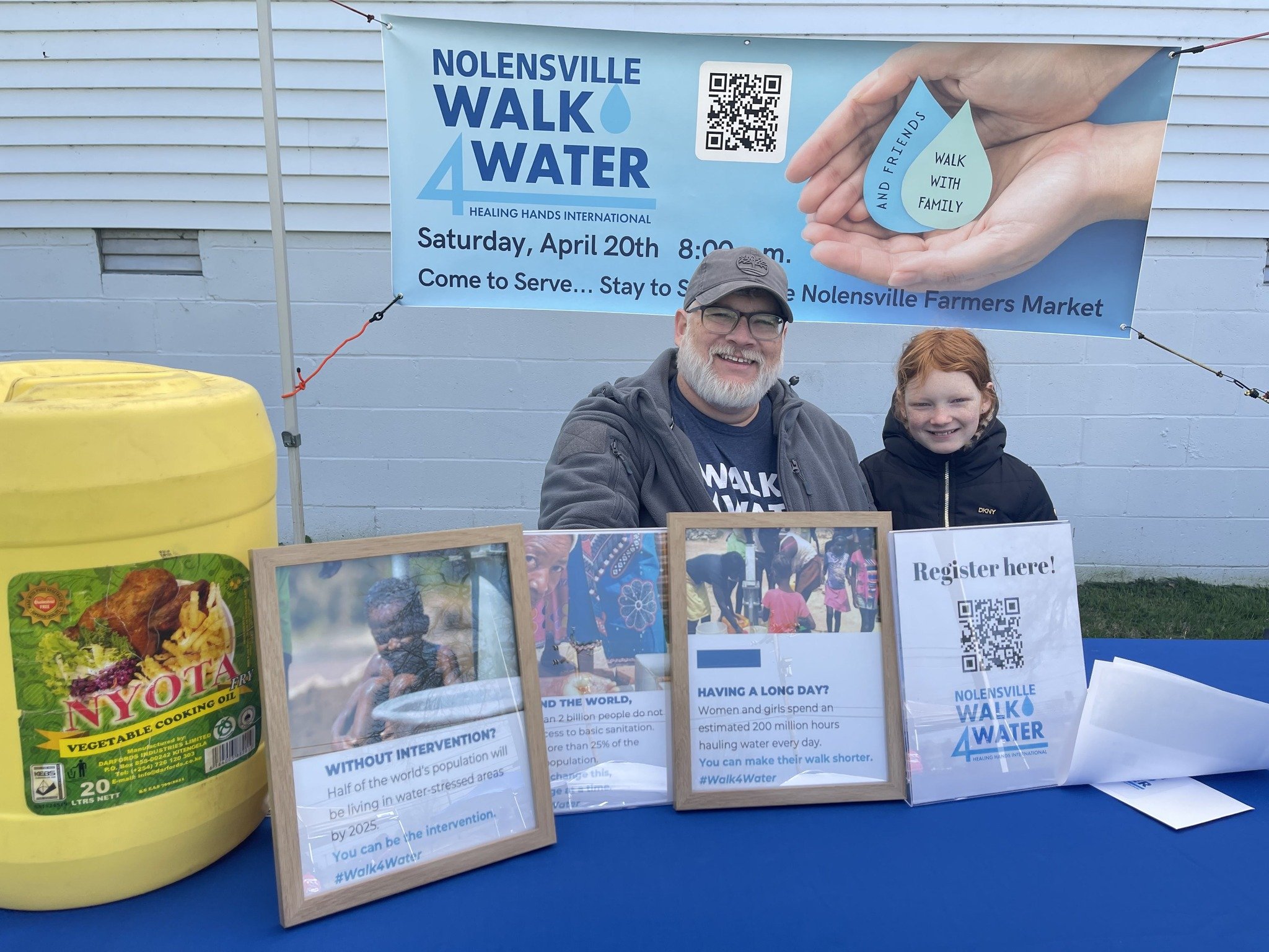 Have you signed up for the Walk4Water 5K happening April 20th? Stop by their booth this Saturday to register!

❄️ Winter Market December-April
📅Saturdays NEW HOURS 10a-1p
📍Mill Creek Church of Christ 
📍7260 Nolensville Rd. Nolensville, TN
🍓 Produ