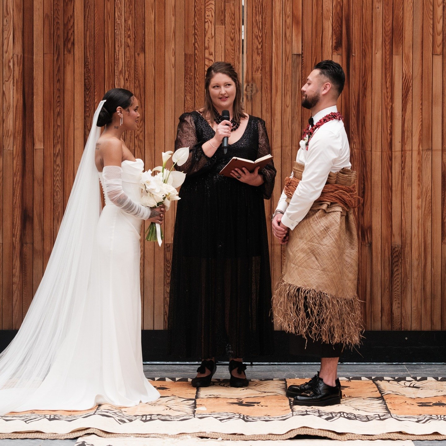 Believe it or not, I hadn't actually met, spoken to or heard of this gorgeous couple before their wedding day! A mere hours before their ceremony I was leaving a yoga class when I got the call to step in and officiate at the last minute... oh and by 