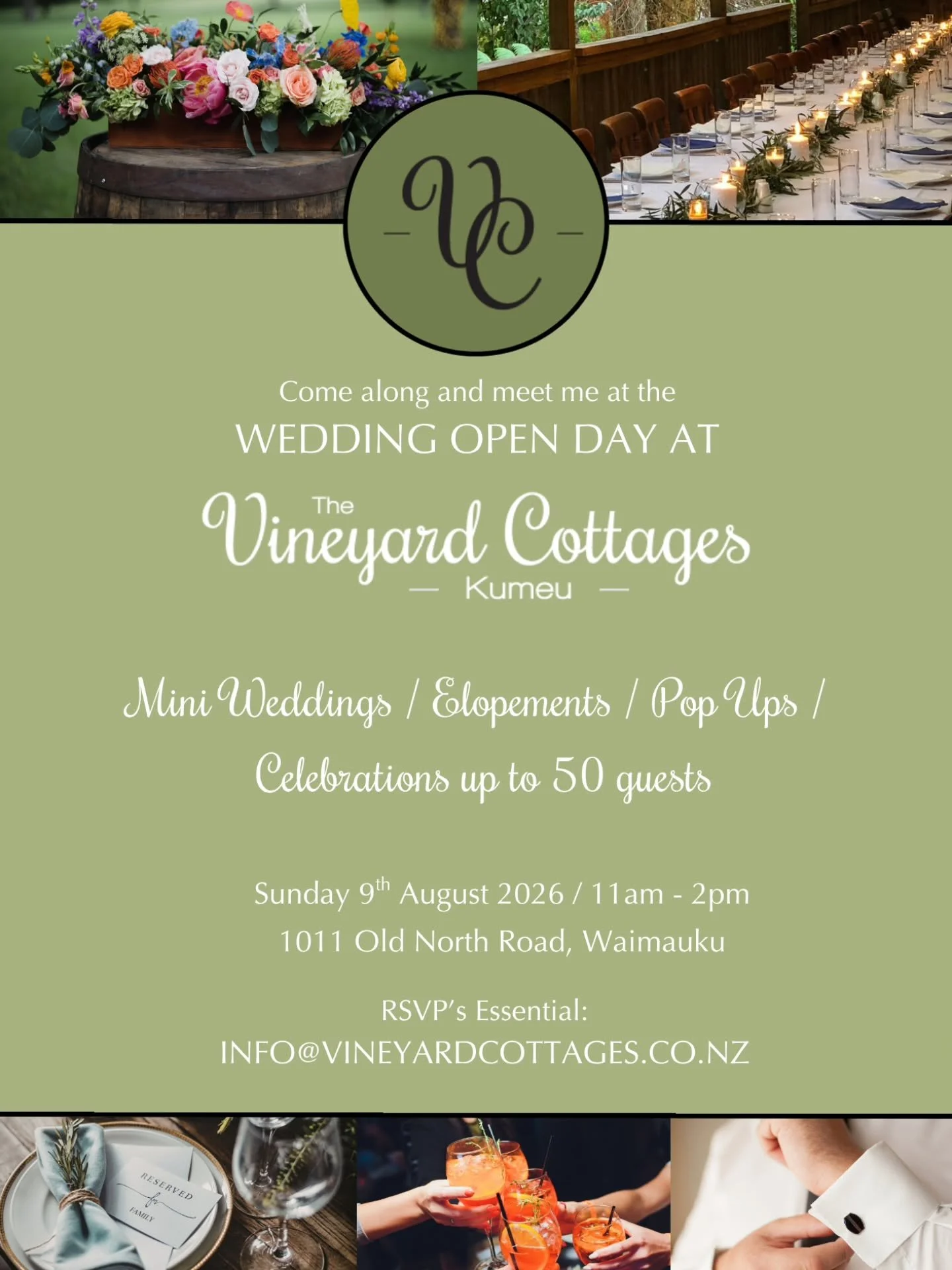 Love me an open day! 😎 

Can't wait to be all set up at Vineyard Cottages! A gorgeous, rustic, countryside space with wedding packages for elopements, mini weddings and celebrations up to 50 guests. 

Engaged!? Come and have a look around 🌼

#count