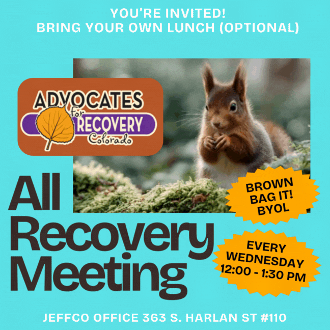 Lakewood, CO - Wednesday In-Person Noon All Recovery Meeting