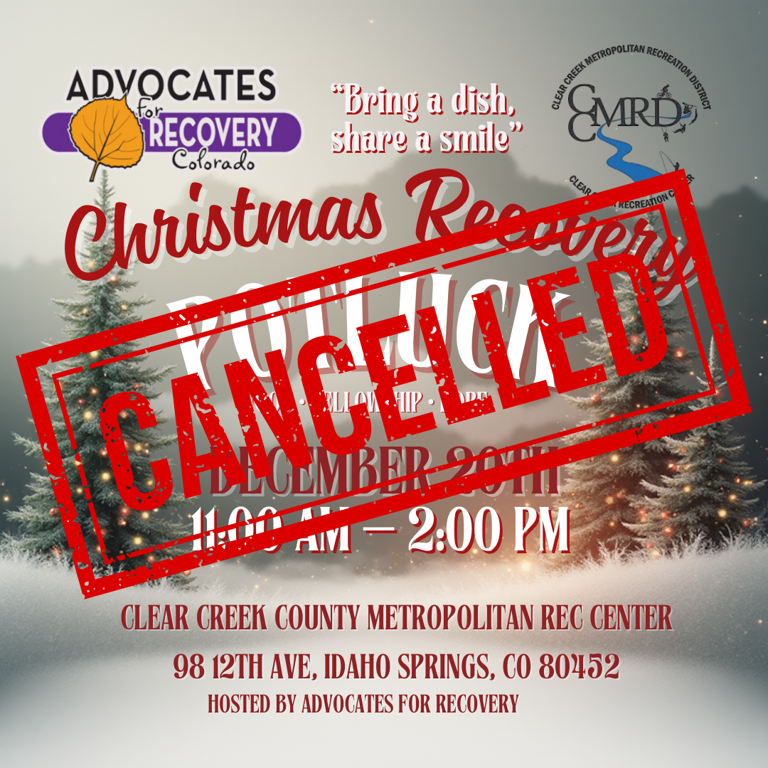CANCELED - Clear Creek Christmas Recovery Potluck! - Idaho Springs, CO