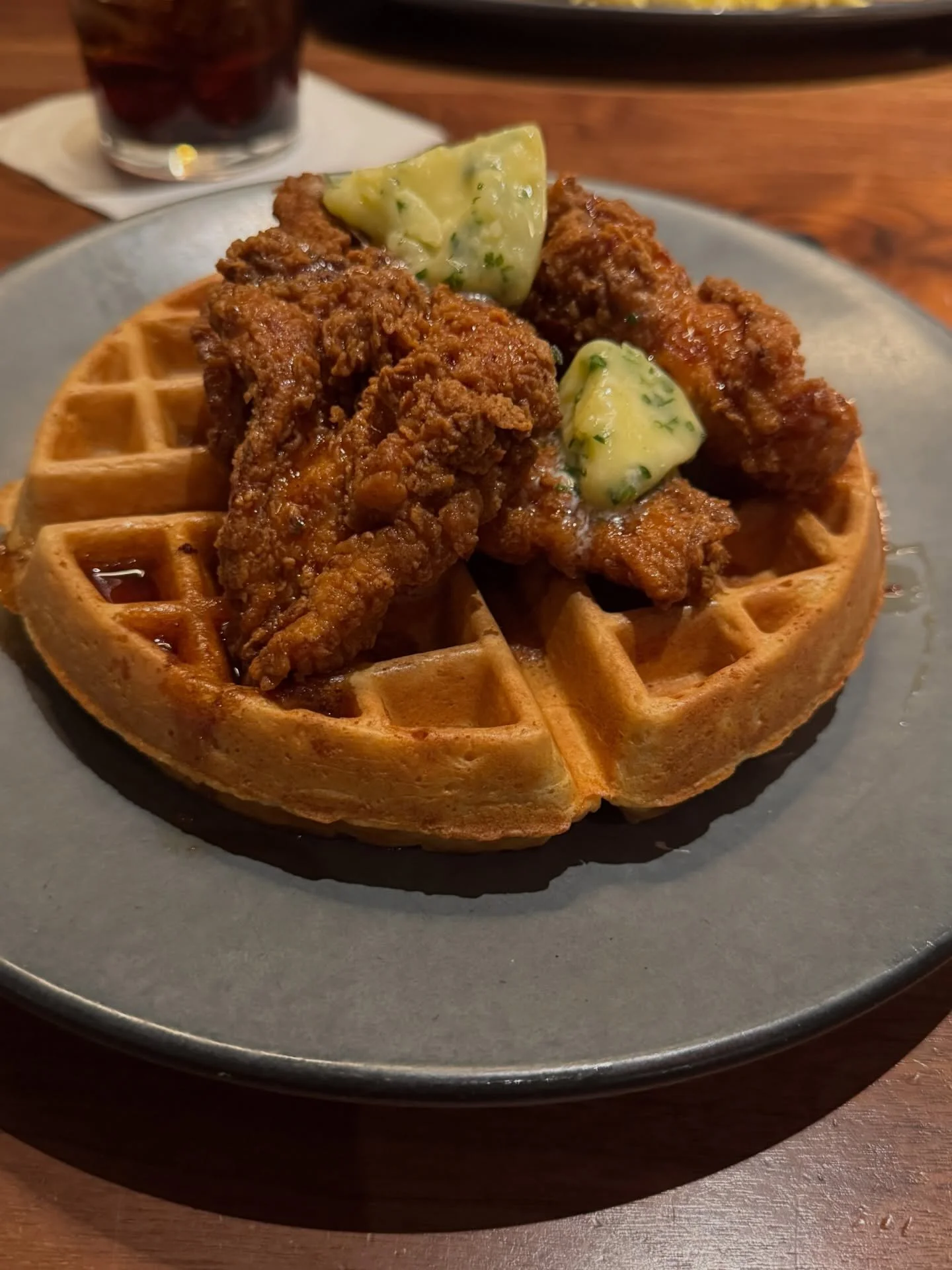 Perfect way to end the evening. Great conversations with some incredible new friends. I also ate key lime pie and a super fancy pop tart with blueberry cheesecake. I ain't scared.