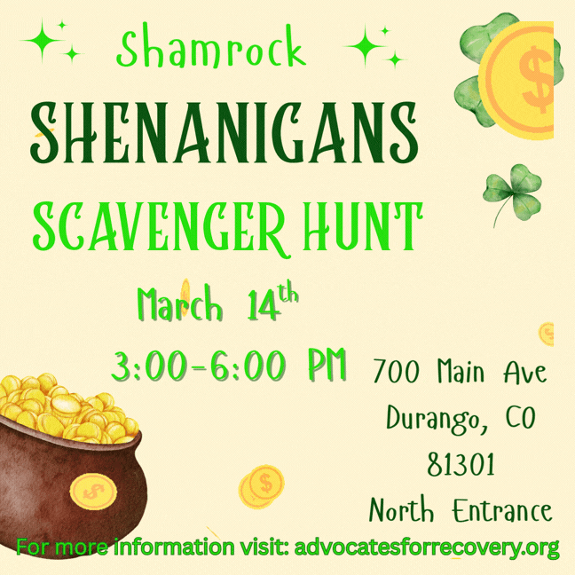 Durango Shamrock Shenanigans Scavenger Hunt  - Durango, CO