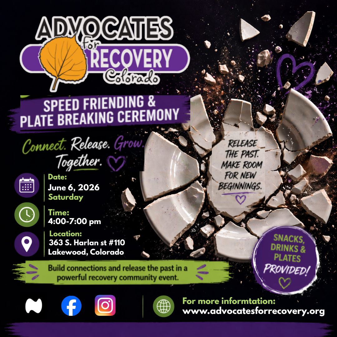 Recovery Connections: Speed Friending & Plate Breaking Ceremony 