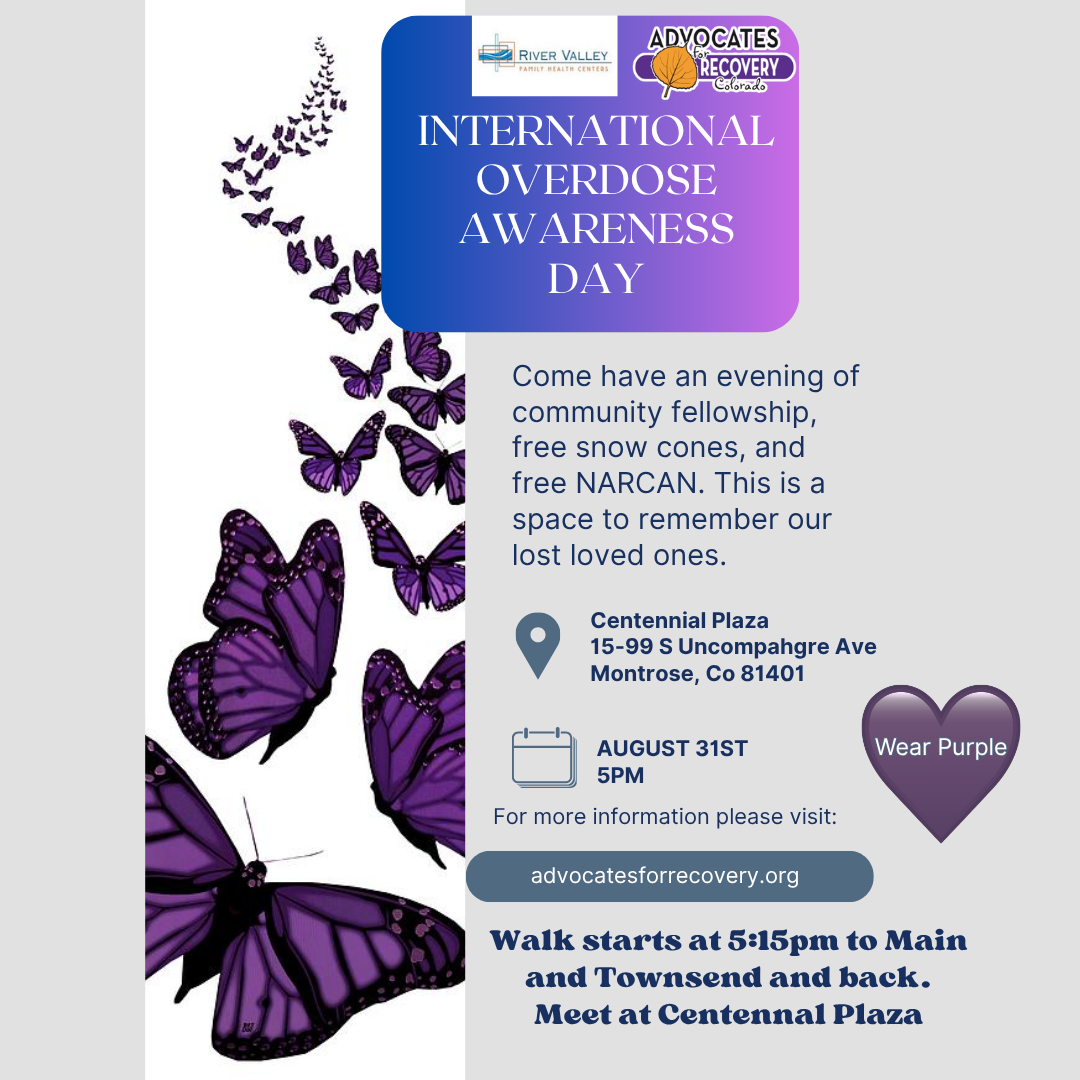 International Overdose Awareness Day/Walk-Montrose, Co