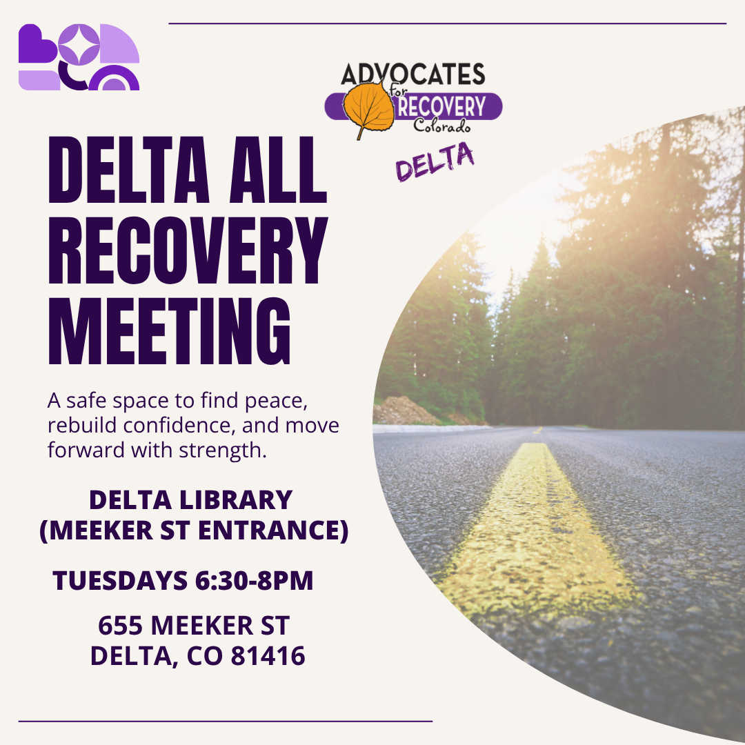 Delta, CO - All Recovery Meeting (In-Person)