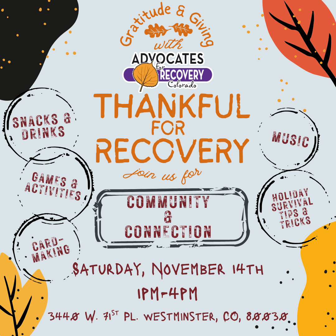 Thankful for Recovery - Westminster, CO