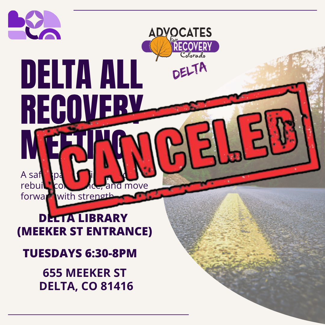 Delta, CO - All Recovery Meeting (In-Person)
