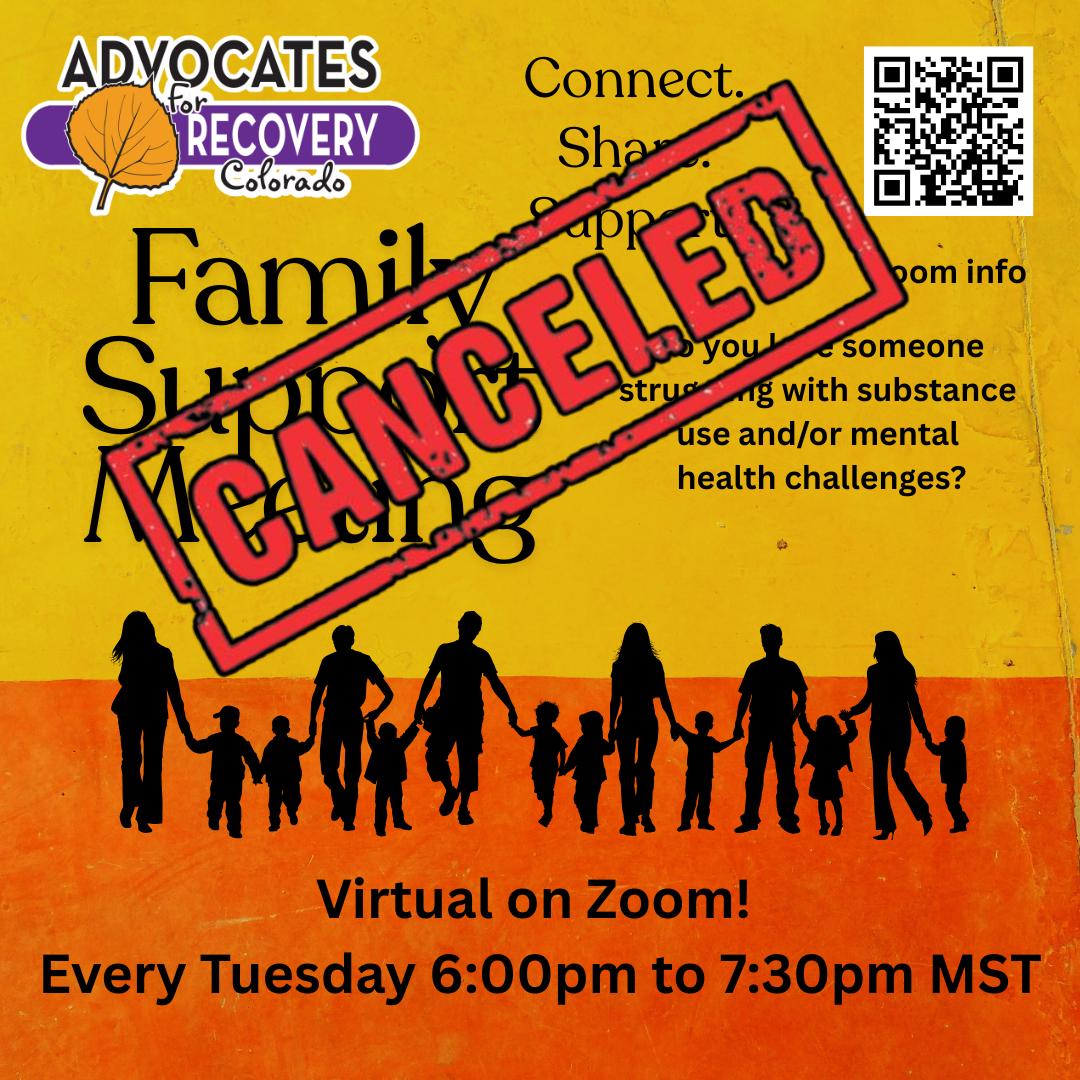 CANCELED - ZOOM - Tuesday Family Support Meeting
