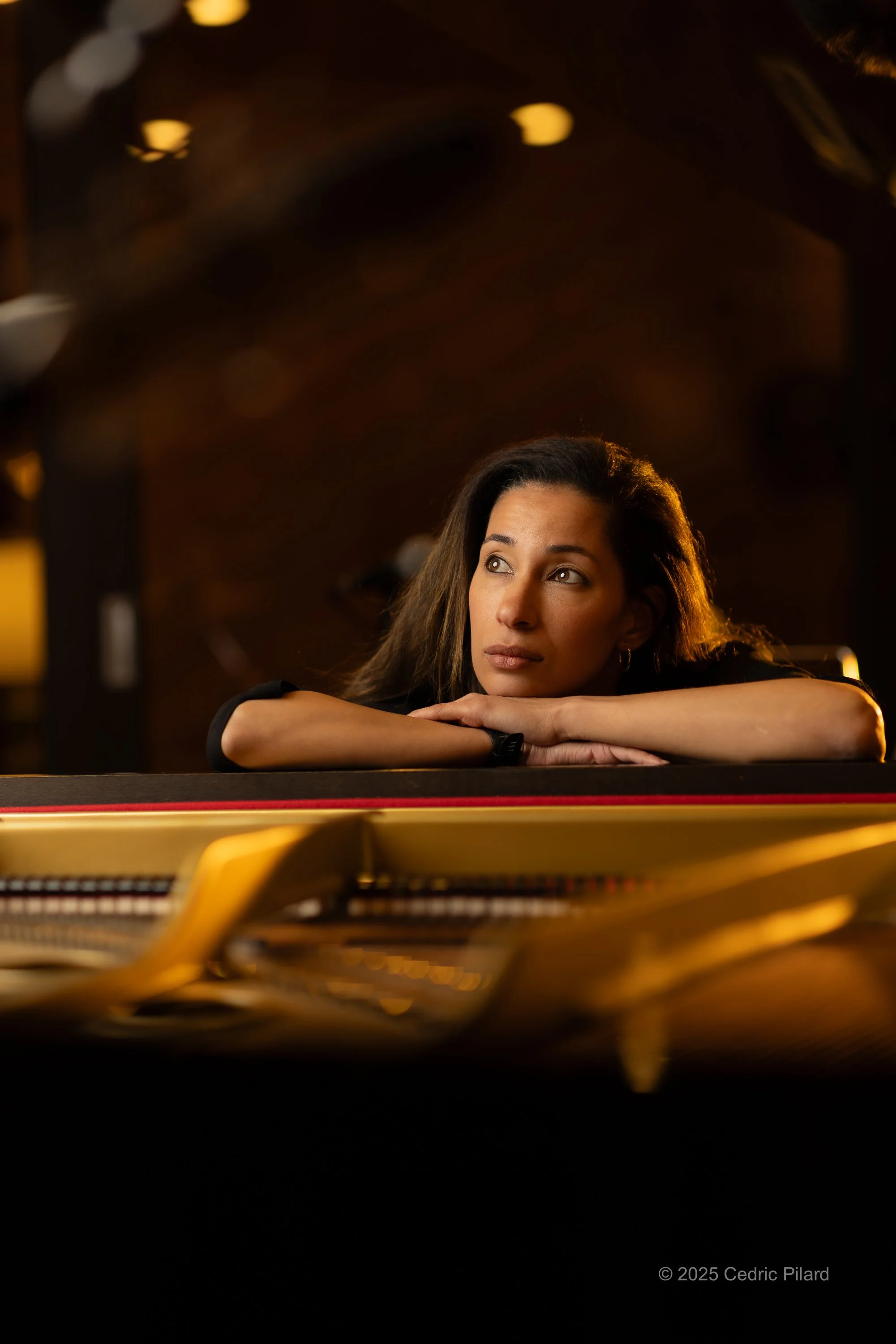 Michelle Schroeder Recording at Power Station